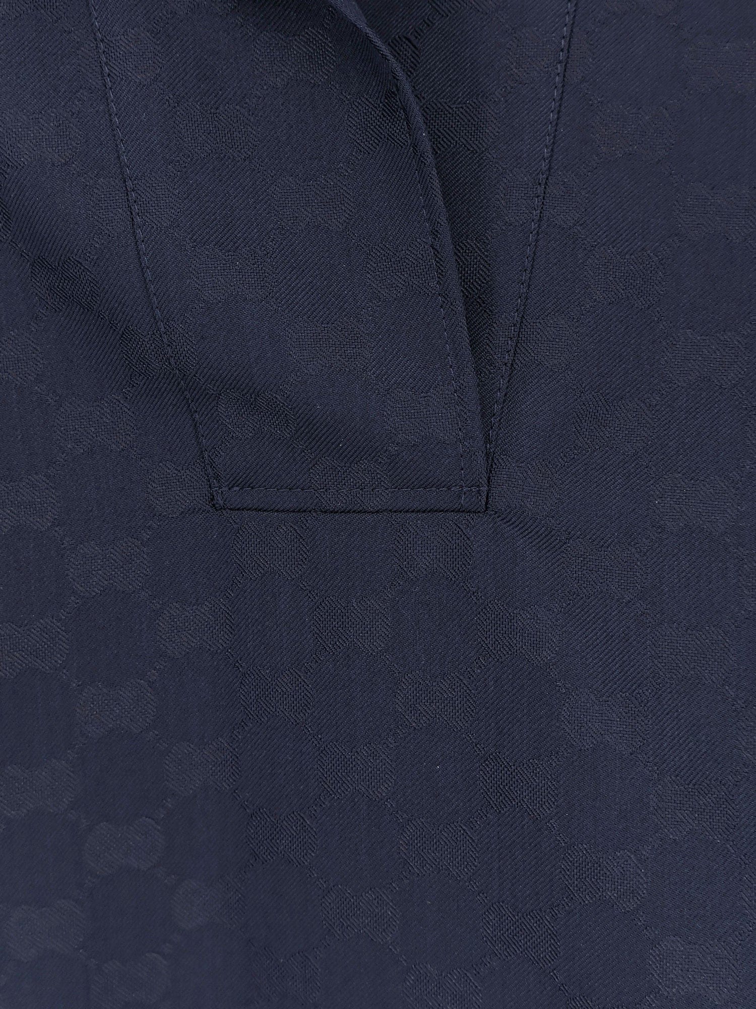 Gucci Fabric polo shirt with GG pattern