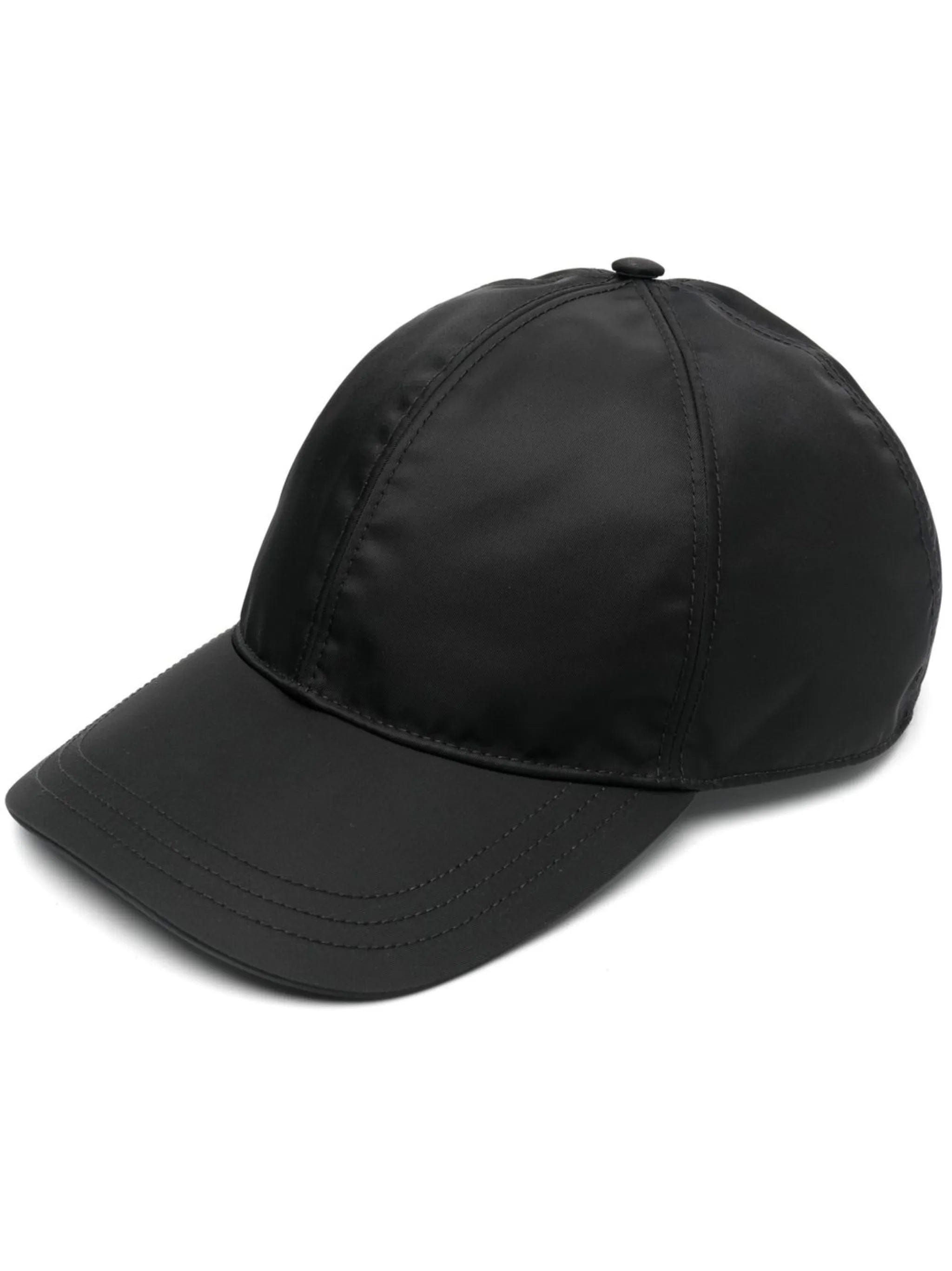 Prada logo - plaque baseball cap