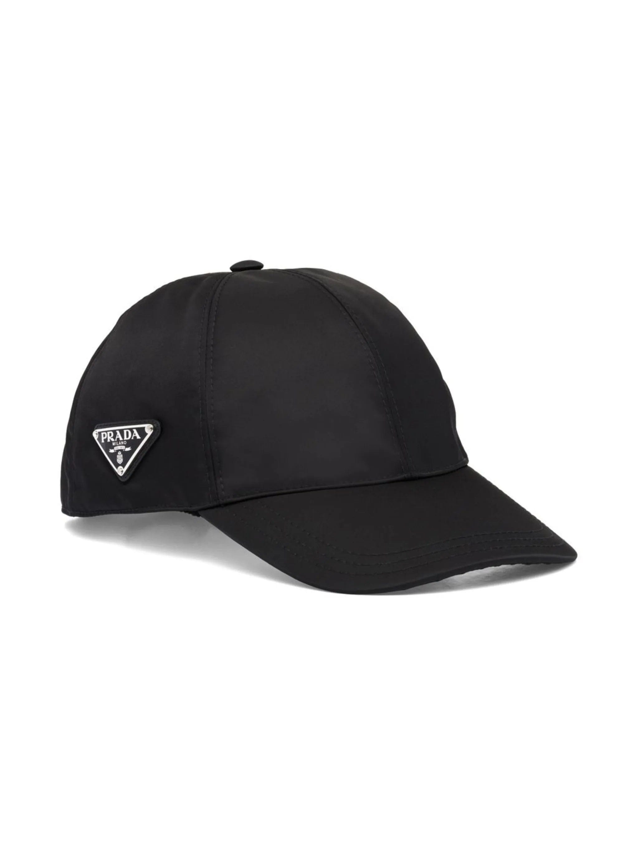 Prada logo - plaque baseball cap