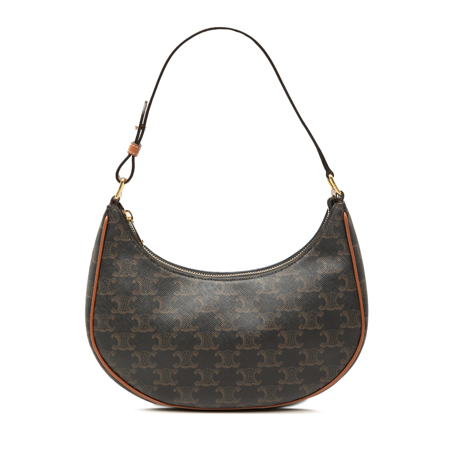 Celine Triomphe Coated Canvas Ava Shoulder Bag