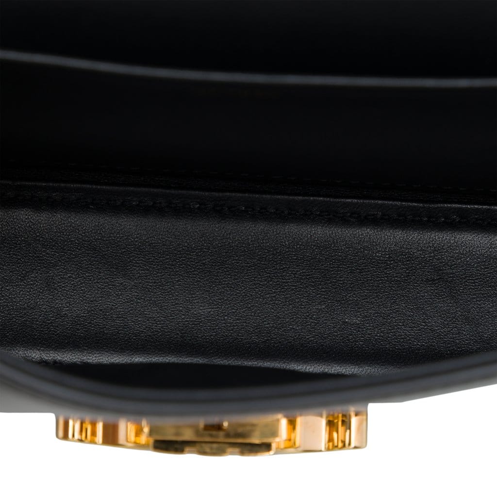 Celine Shiny Calfskin Triomphe Claude Shoulder Bag