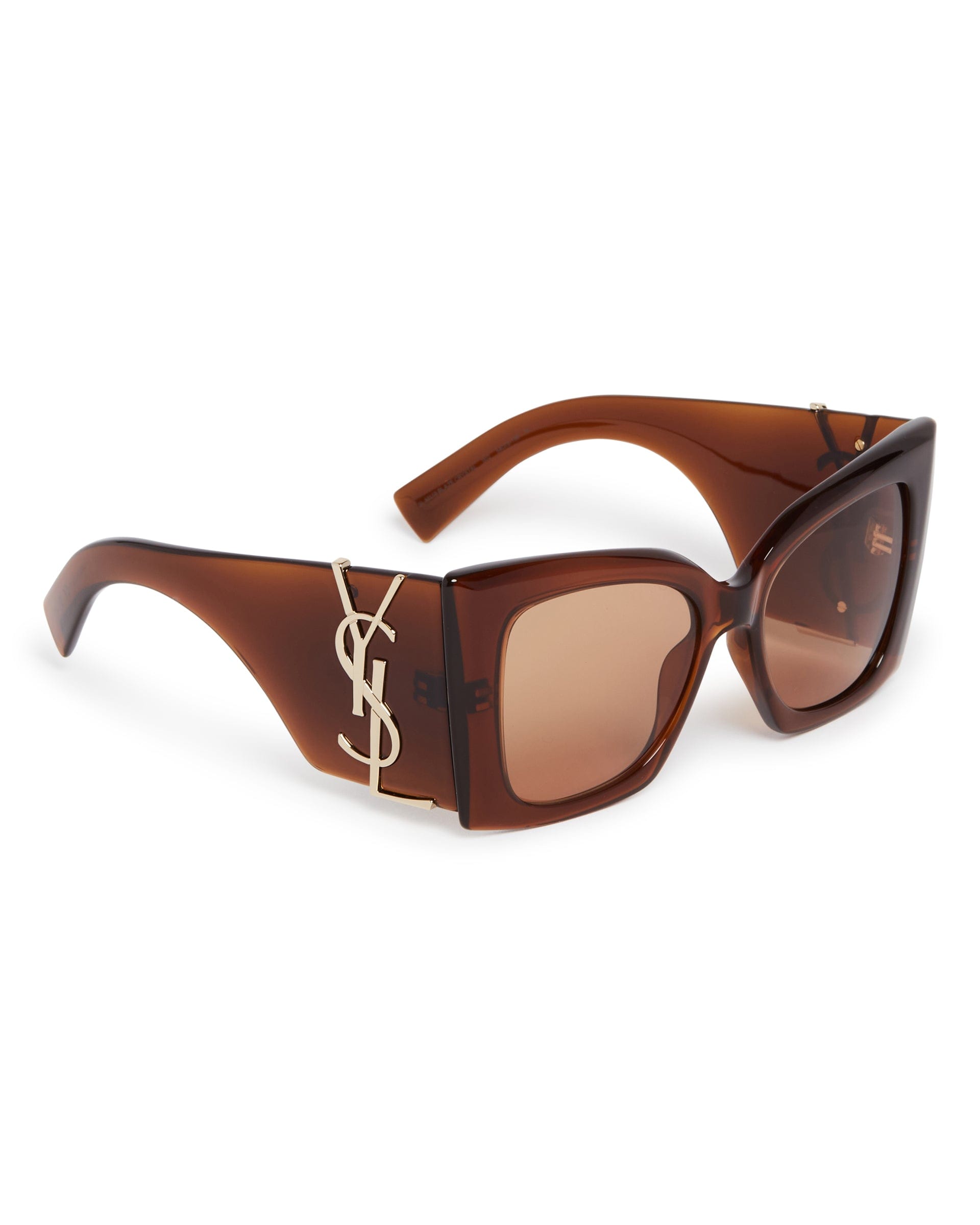 Saint Laurent Occhiali Da Sole M119 Blaze Crystal Marroni