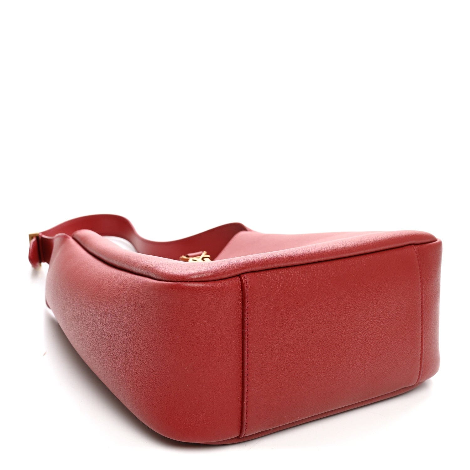 Saint Laurent Smooth Calfskin Small Le 5 A 7 Soft Hobo Red Danger