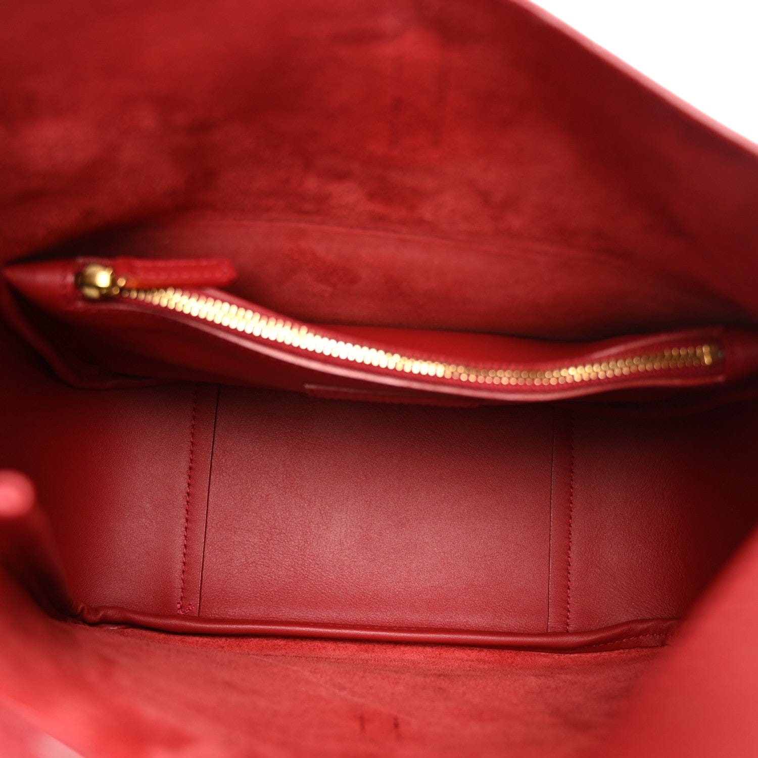 Saint Laurent Smooth Calfskin Small Le 5 A 7 Soft Hobo Red Danger