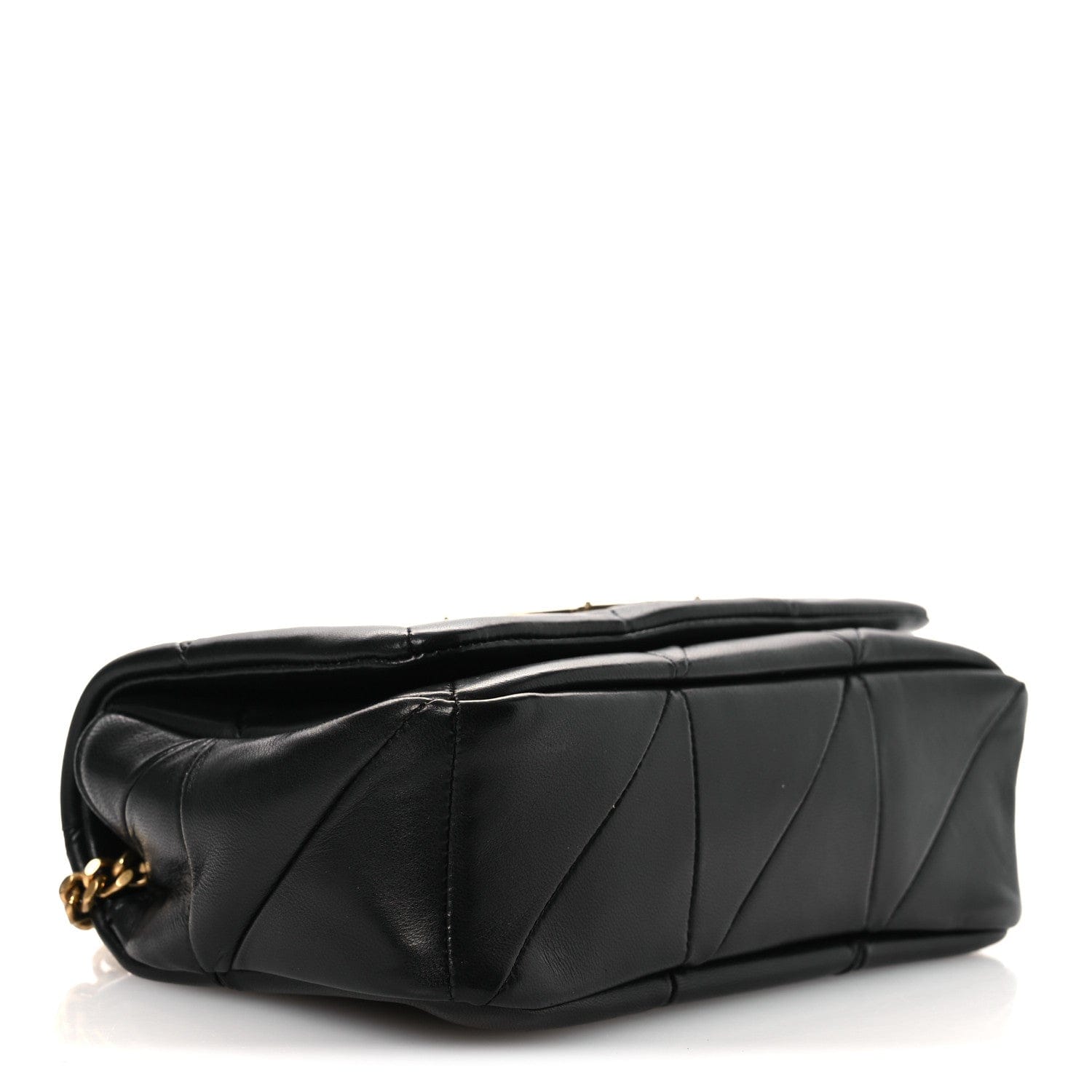 Saint Laurent Lambskin Patchwork Monogram Small Jamie Black