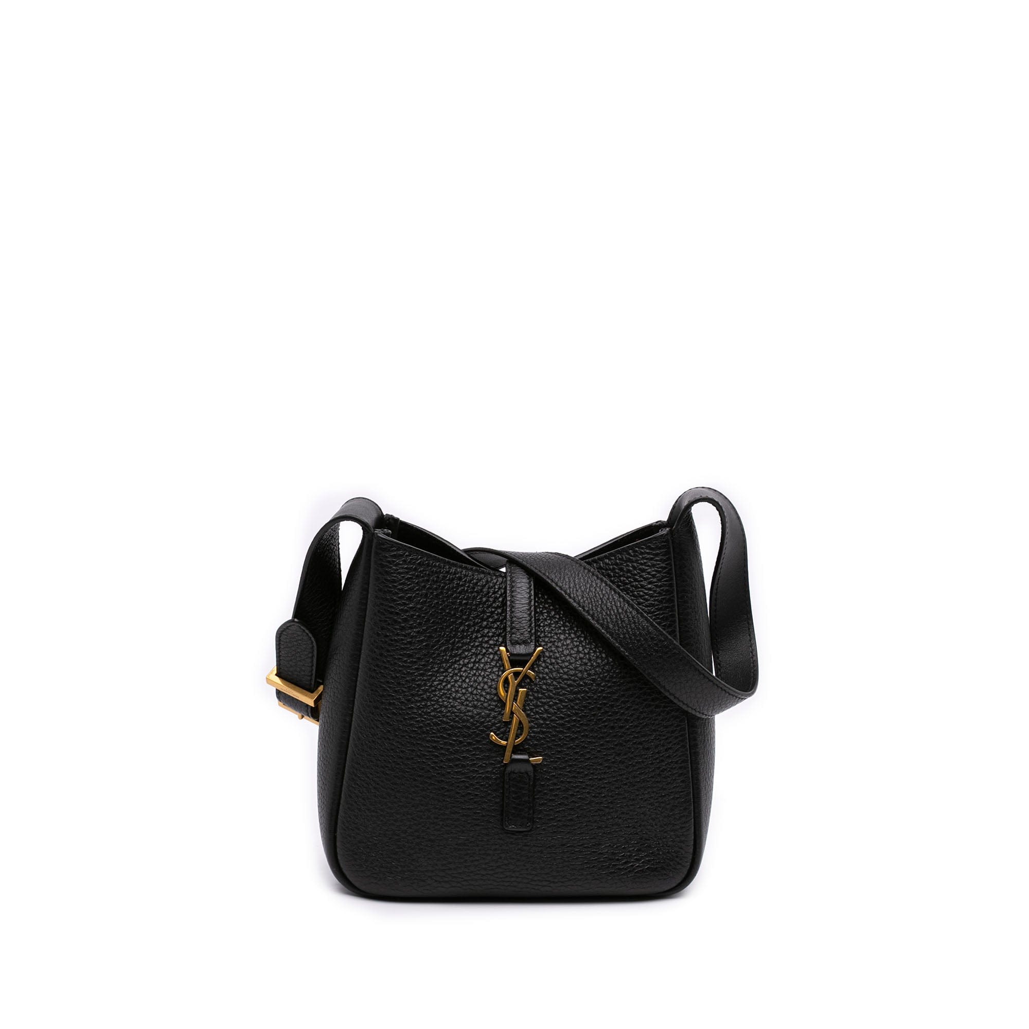 Saint Laurent Baby Grained Calfskin Supple Le 5 a 7 Soft Hobo