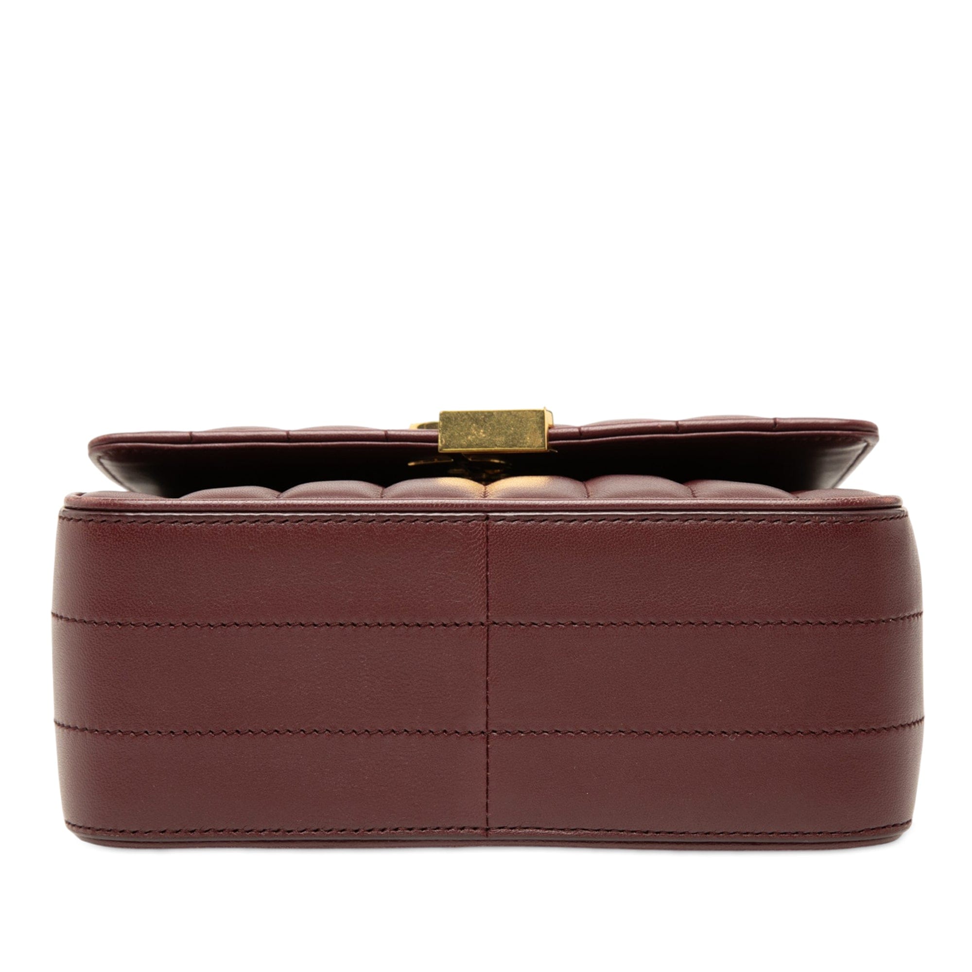 Saint Laurent Medium Lambskin Monogram Vicky Chain Bag