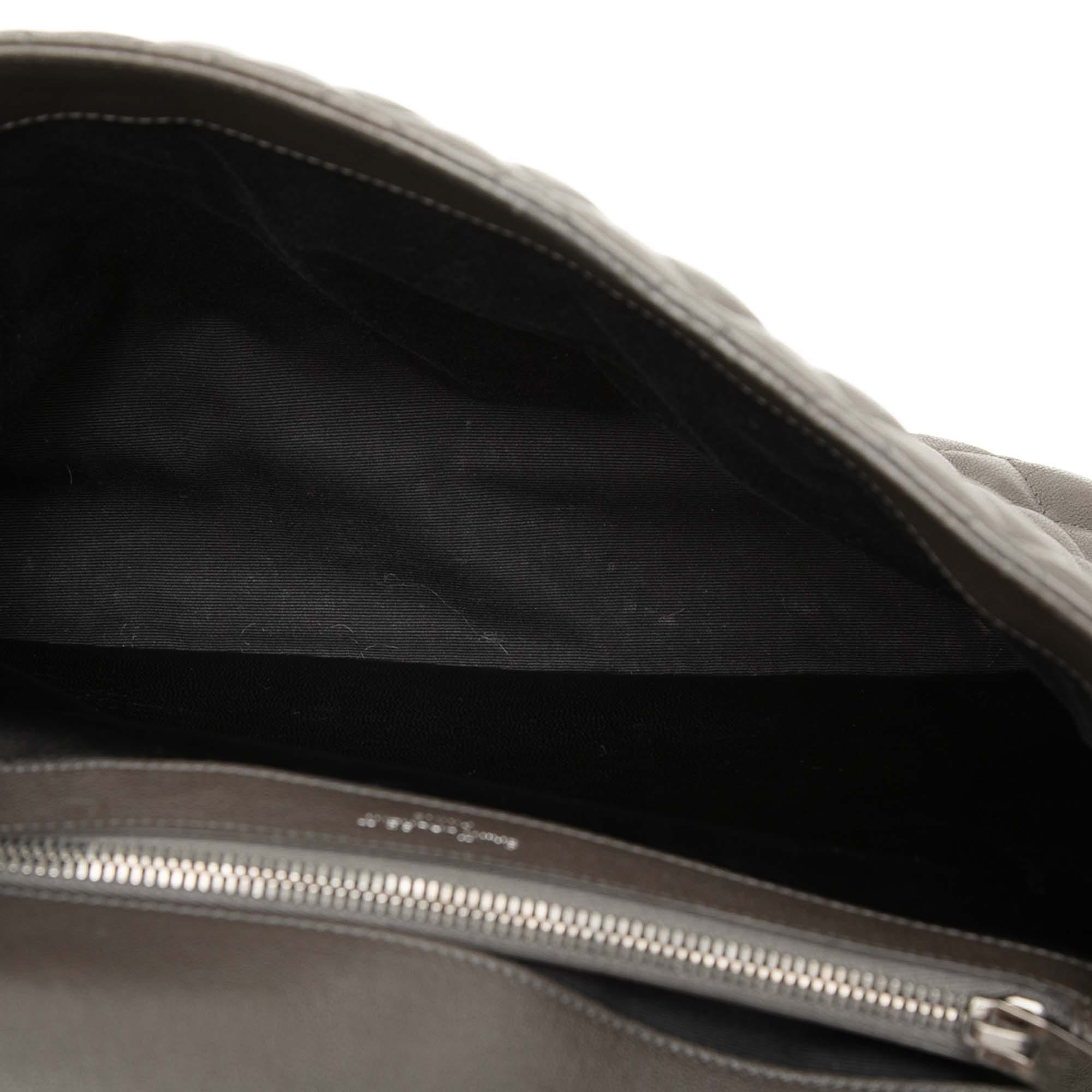 Saint Laurent Large Triquilt Sheepskin Monogram College Bag