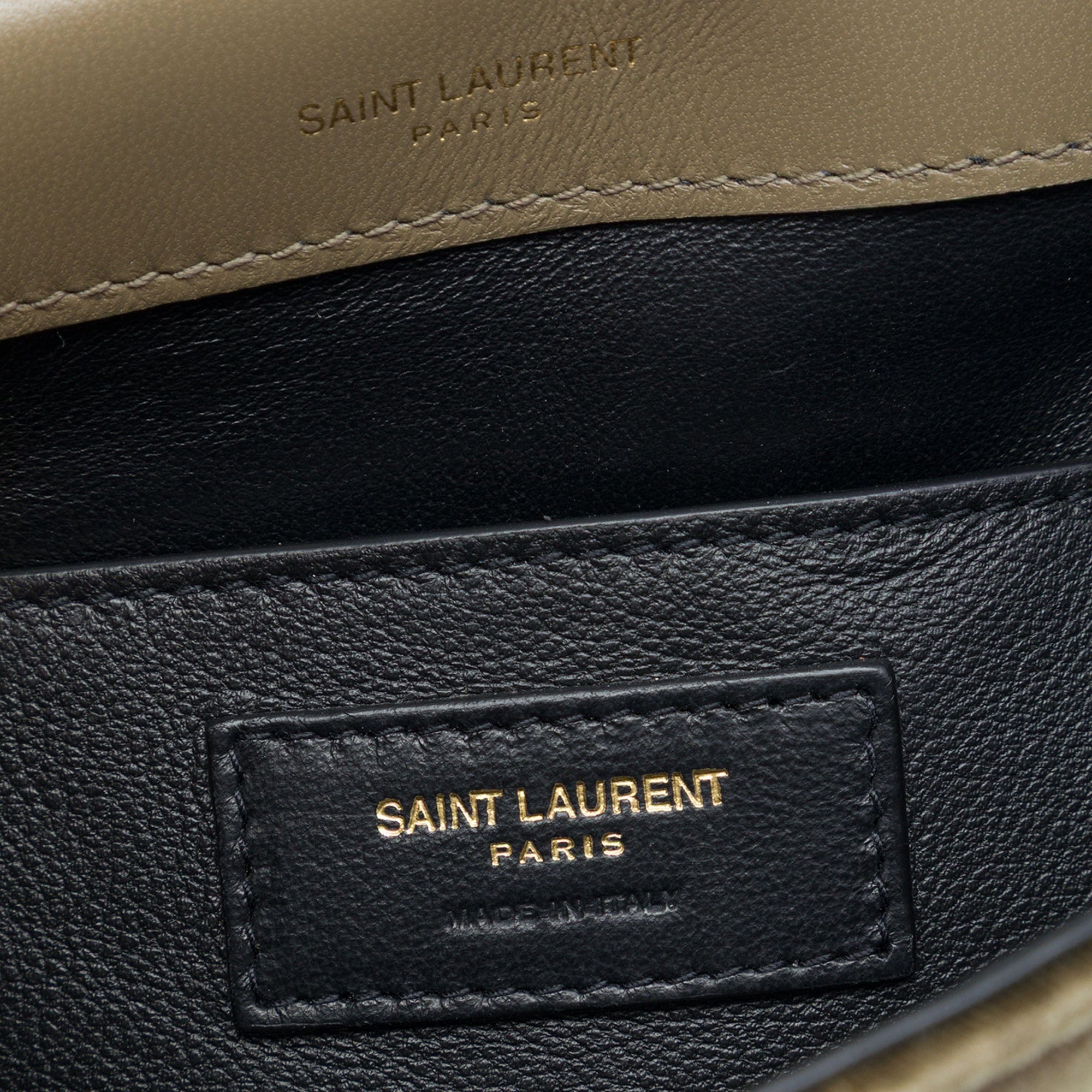 Saint Laurent Small Velvet Monogram Vicky Chain Bag
