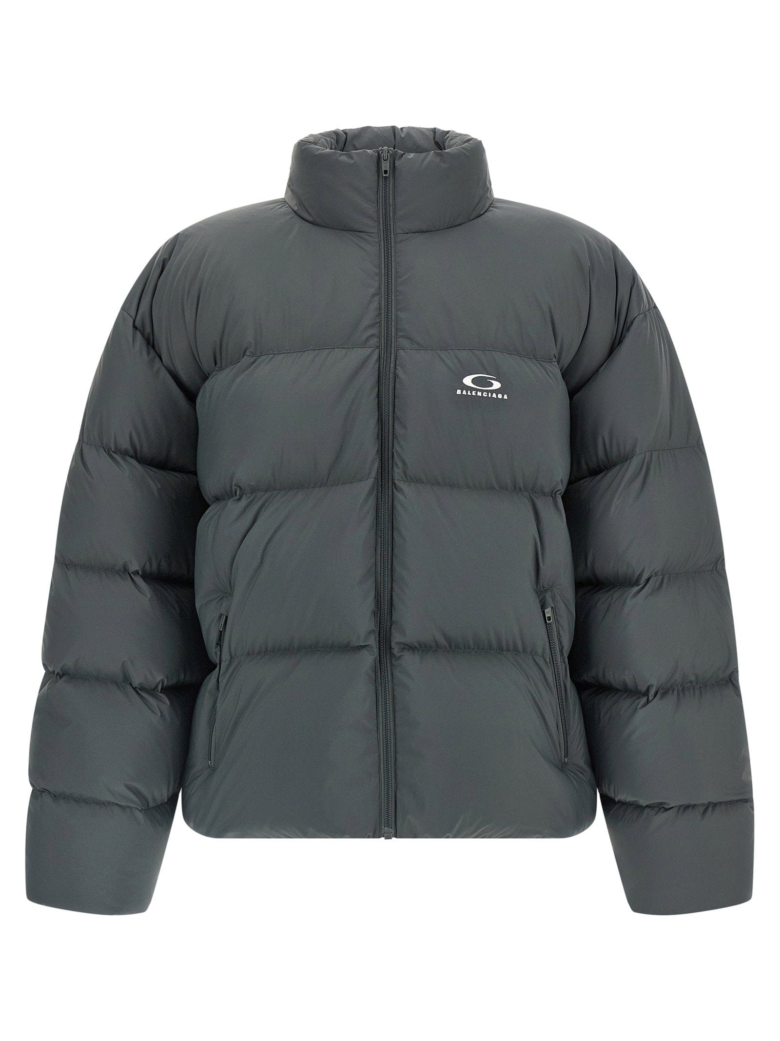 Balenciaga Standard Down Jacket — charcoal