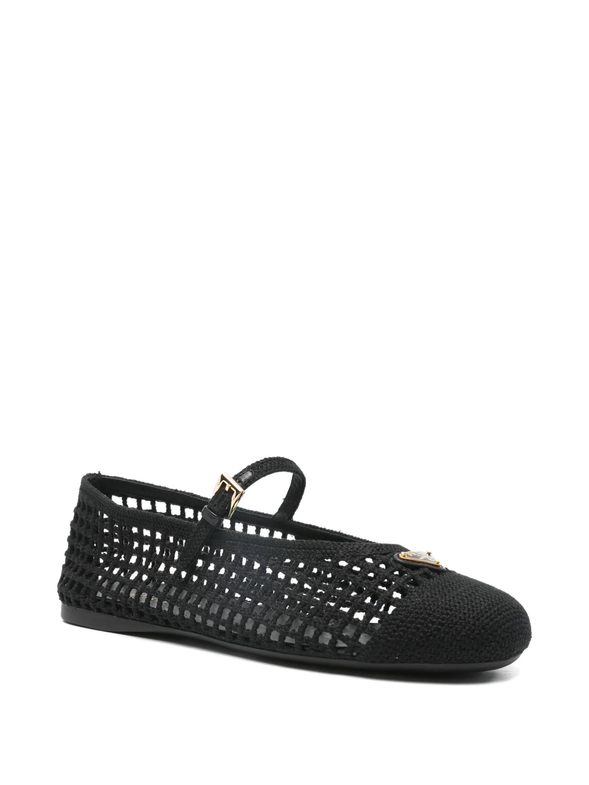 Prada openwork ballet flats