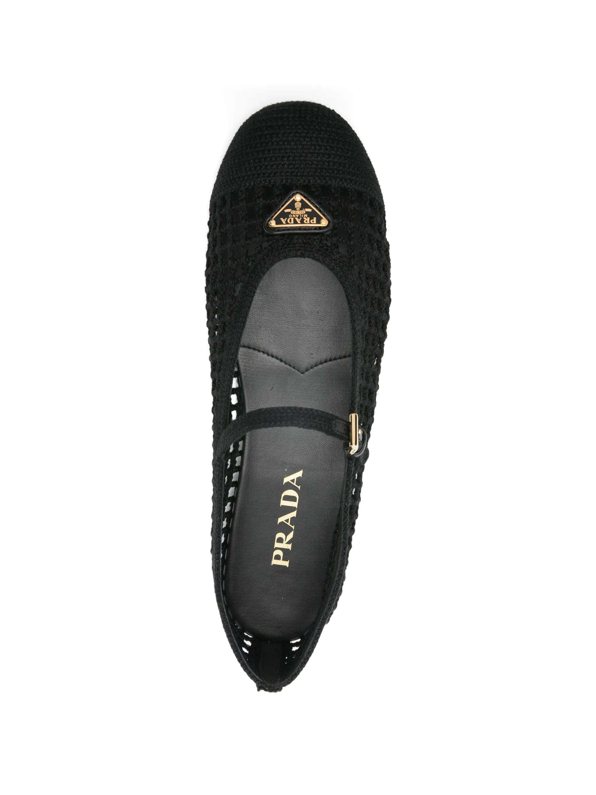 Prada openwork ballet flats