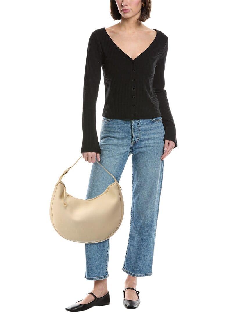 Celine Lulu Large Leather Hobo Bag