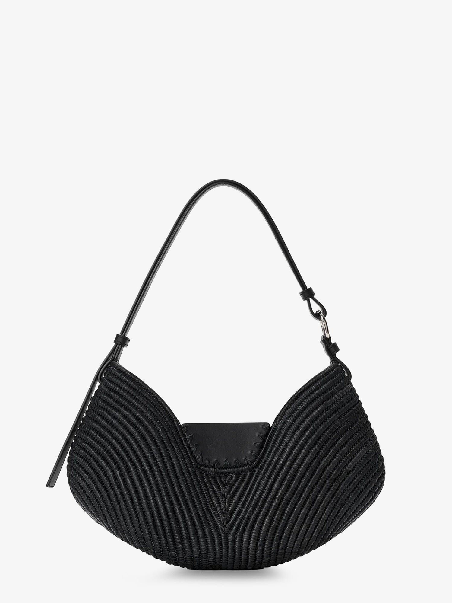 Loewe Paula's Ibiza - Swing raffia and leather shoulder bag