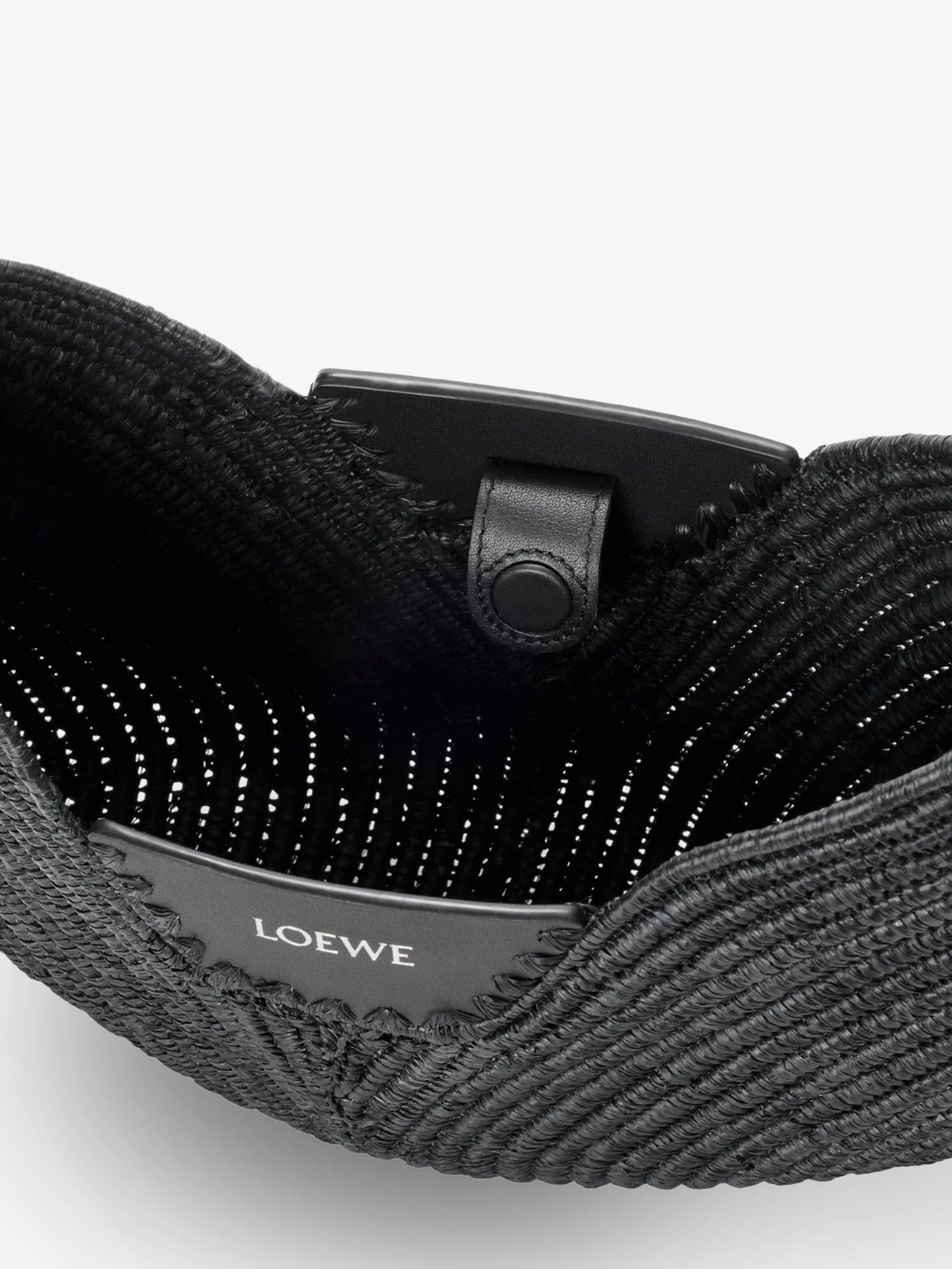 Loewe Paula's Ibiza - Swing raffia and leather shoulder bag