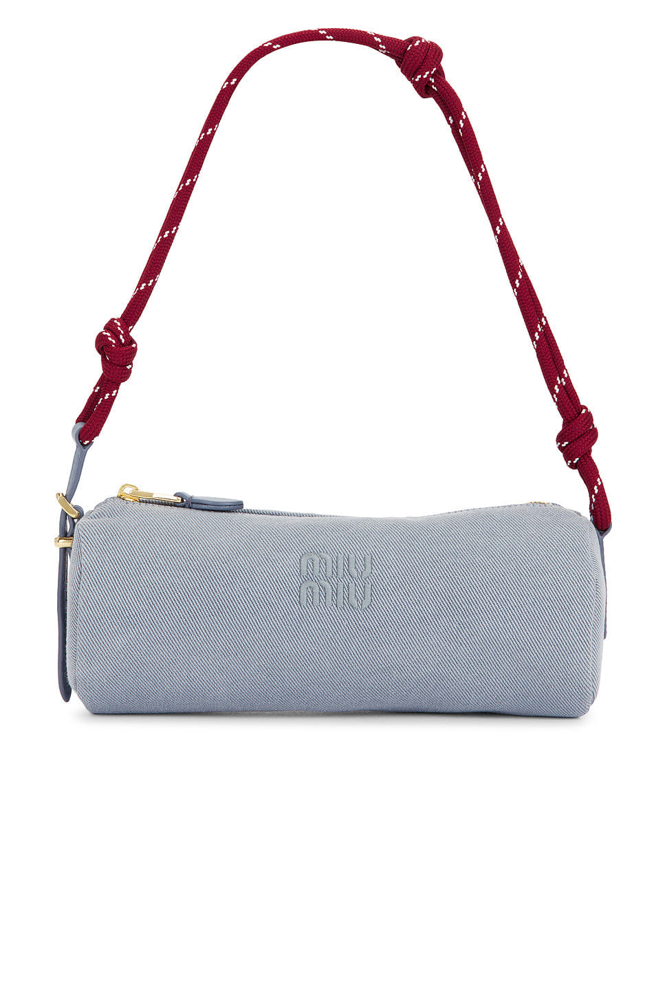 Miu Miu Gabardine Nastro Shoulder Bag