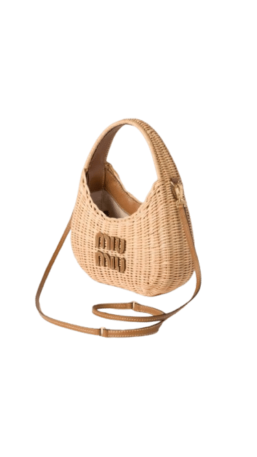 Miu Miu Tan Wander Wicket Bag
