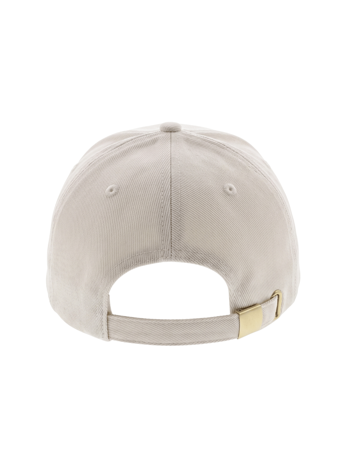 Versace Jeans Couture Women's Ivory Gold Logo Baseball Cap