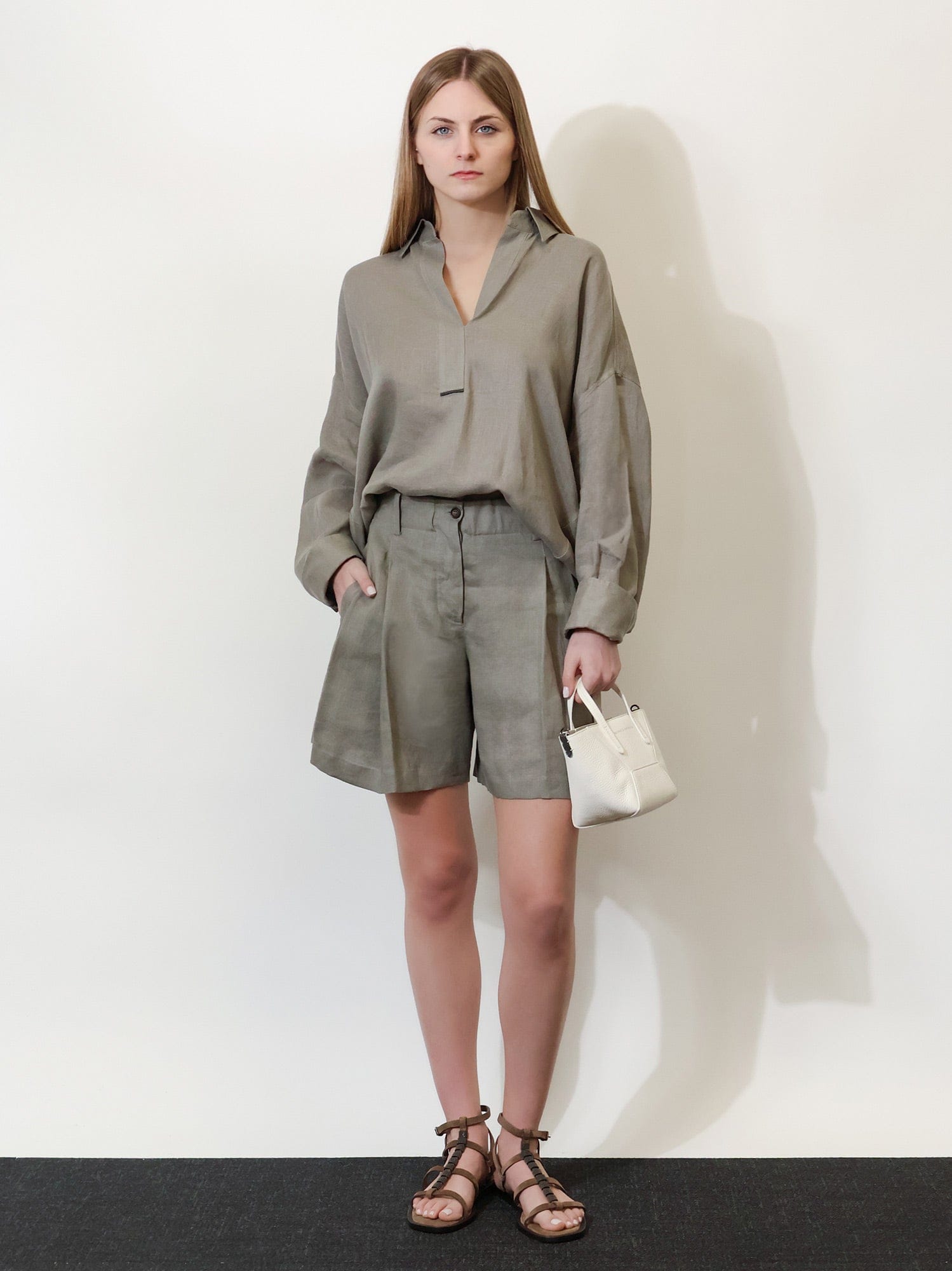 Brunello Cucinelli BC Duo leather crossbody bag
