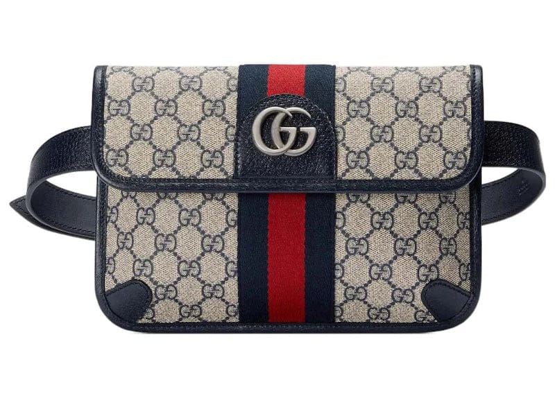 Gucci GG Supreme Belt Bag Grey | Off Kicks India