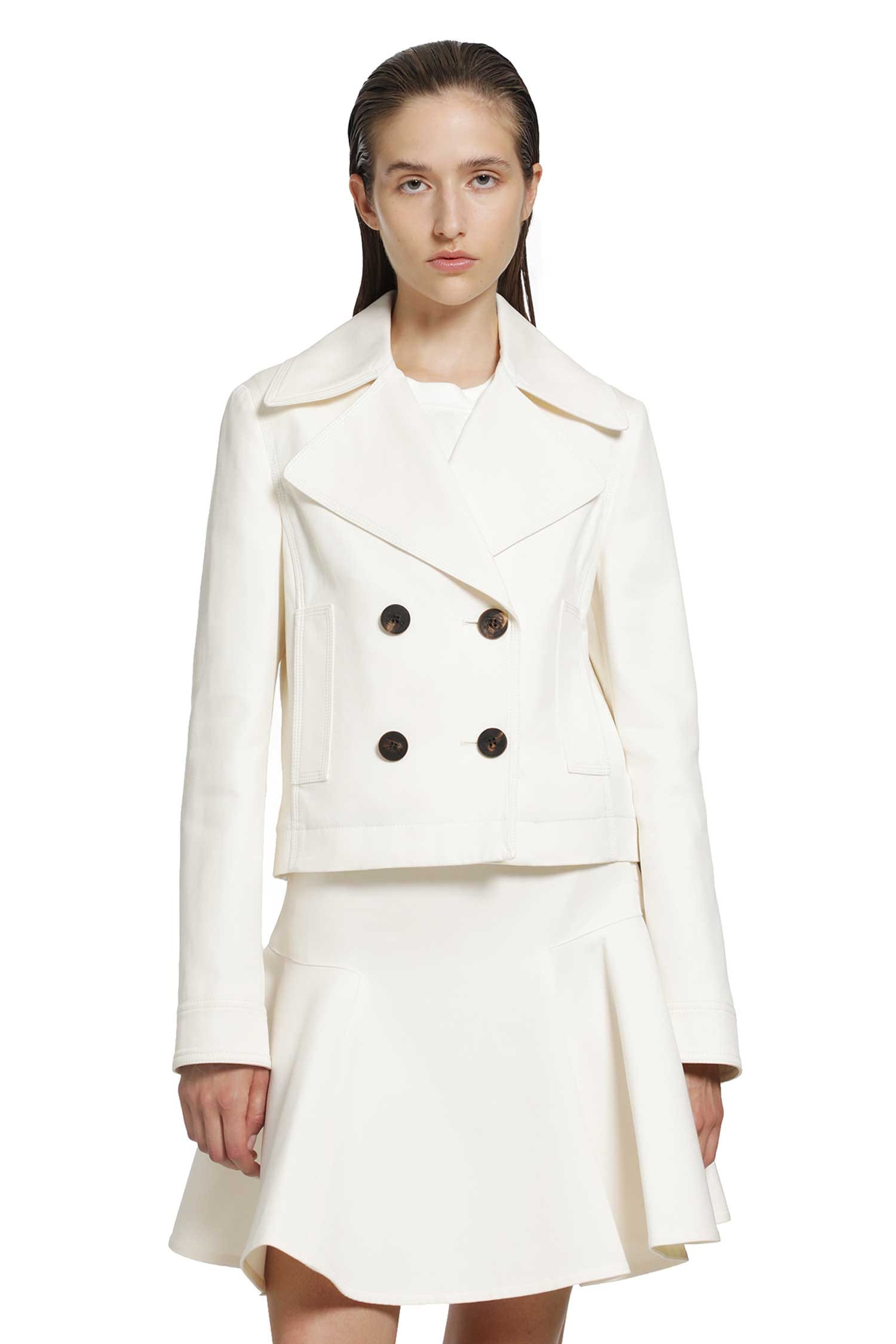 Burberry Cropped Cotton Jacket