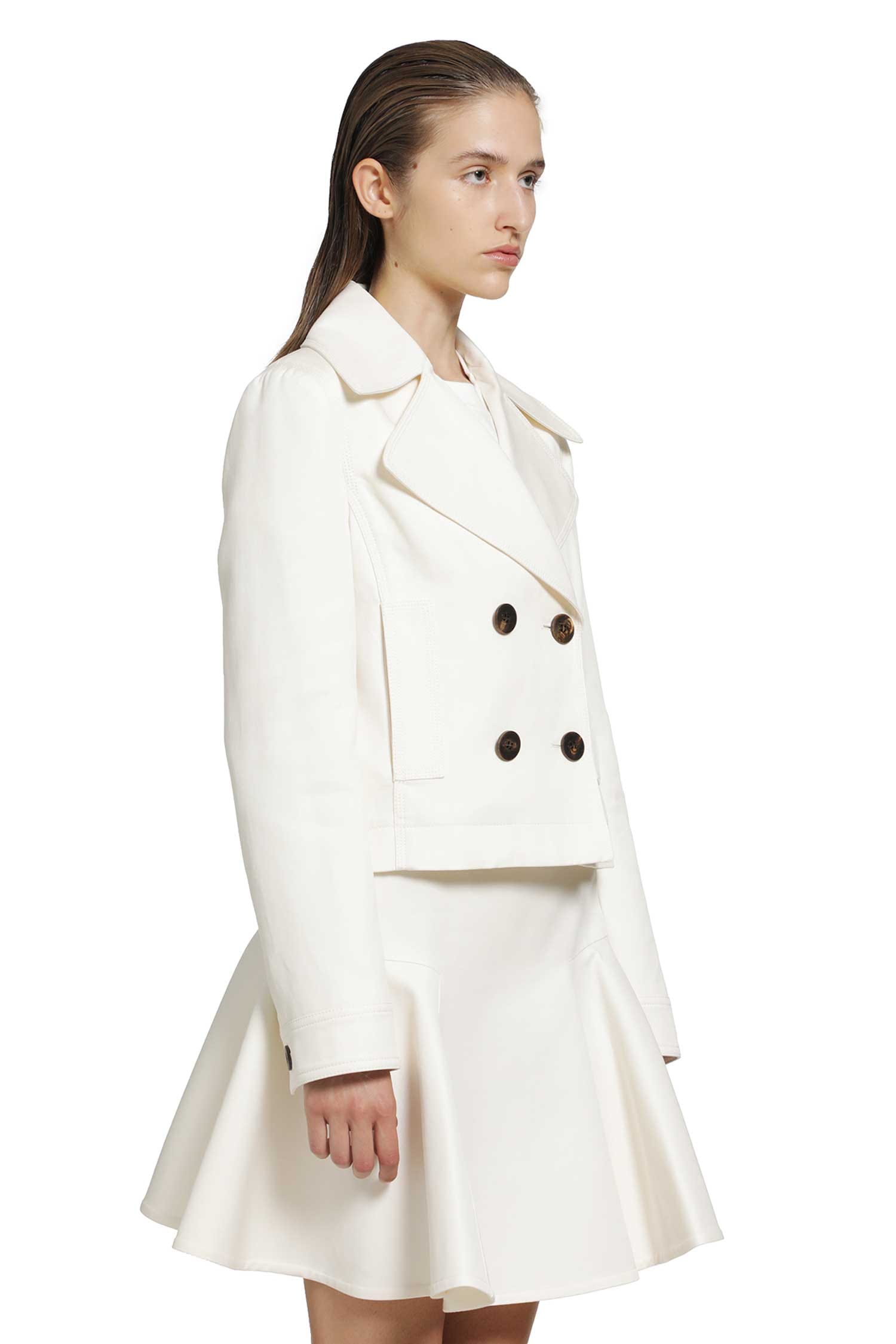 Burberry Cropped Cotton Jacket