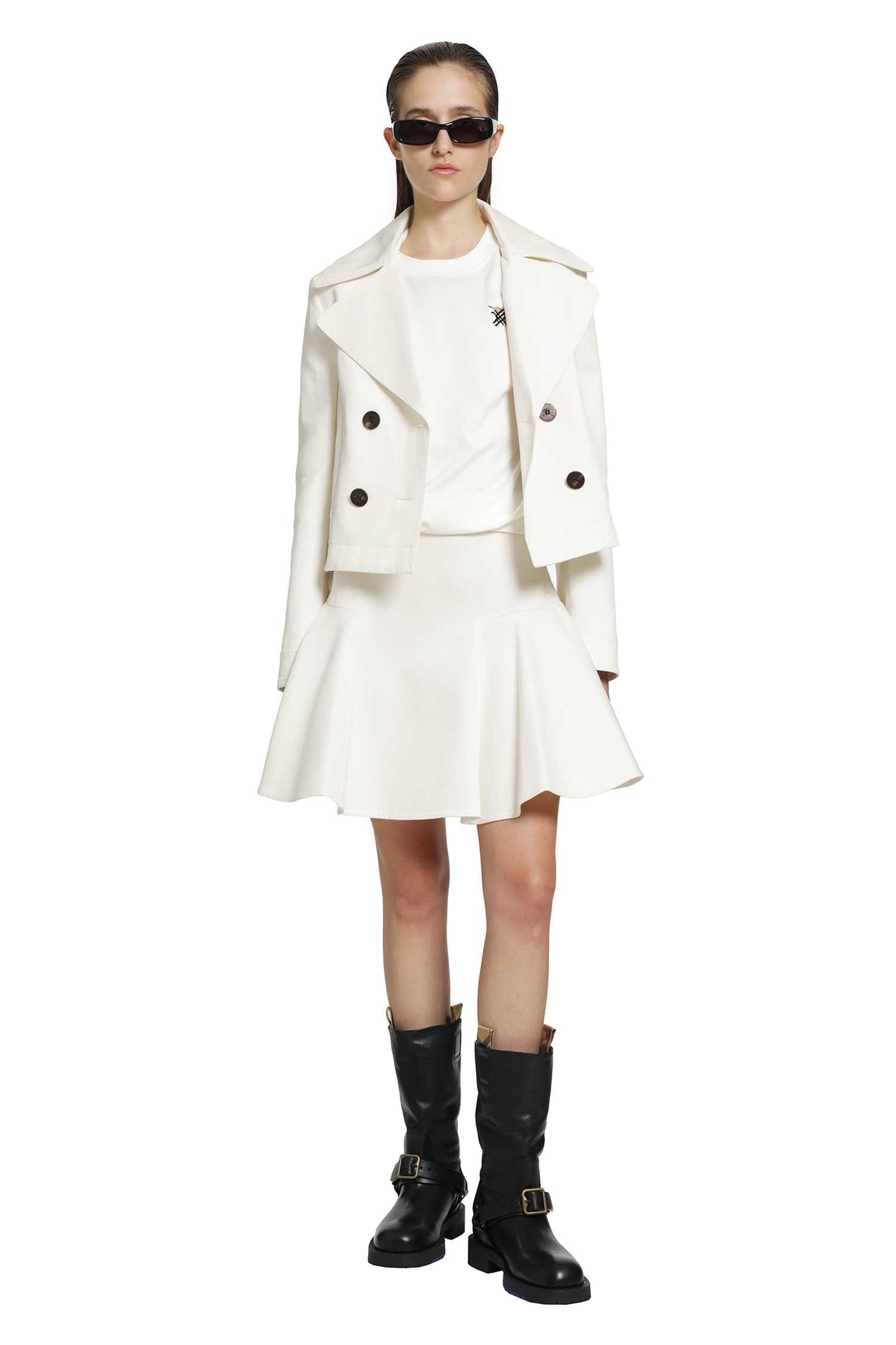Burberry Cropped Cotton Jacket