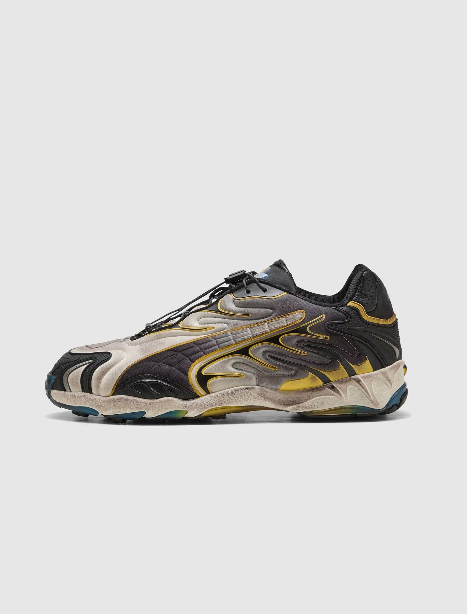 PUMA ASAP ROCKY INHALE DISTRESSED WARM WHITE/ BLACK/ PELE YELLOW
