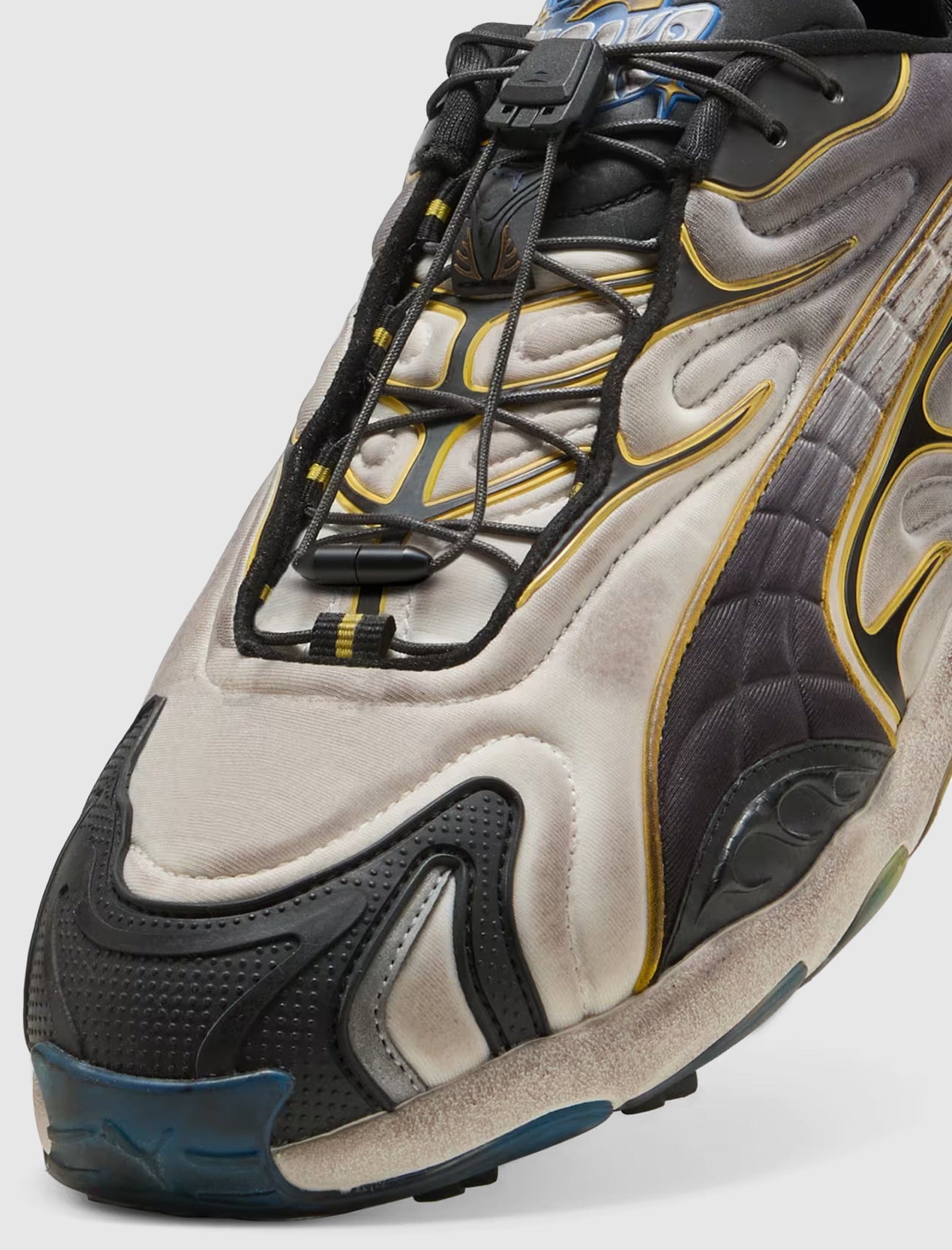 PUMA ASAP ROCKY INHALE DISTRESSED WARM WHITE/ BLACK/ PELE YELLOW