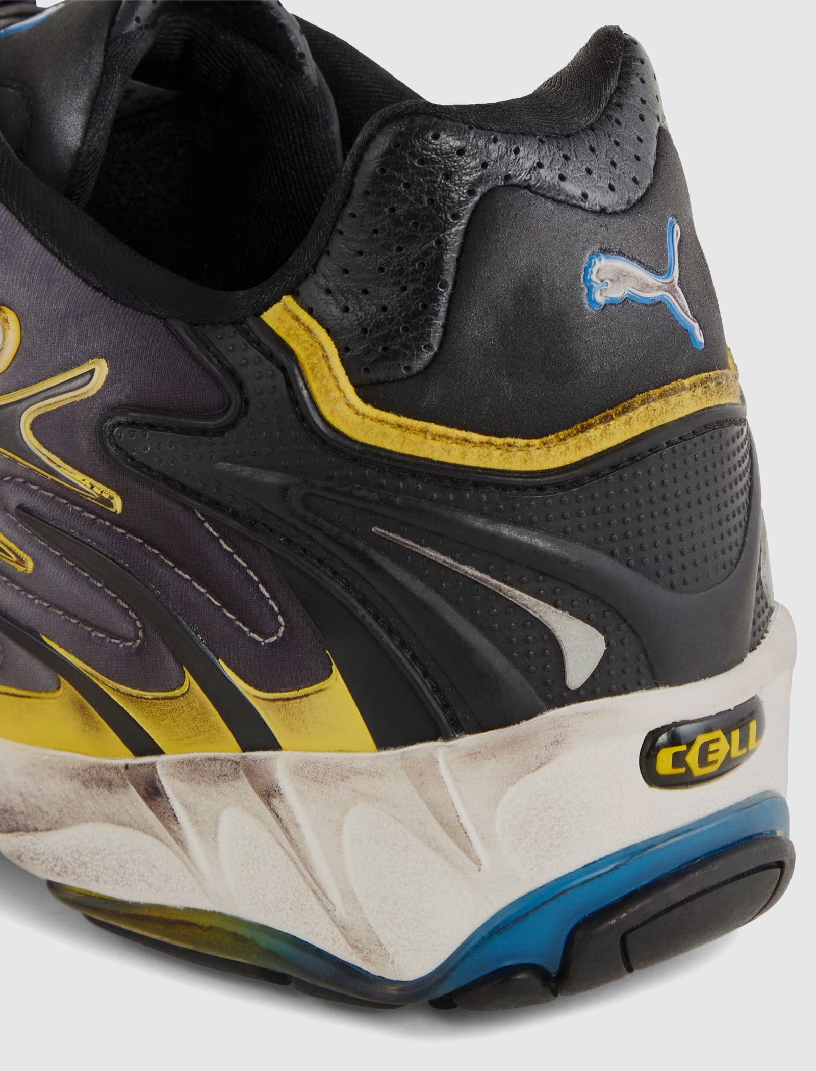 PUMA ASAP ROCKY INHALE DISTRESSED WARM WHITE/ BLACK/ PELE YELLOW