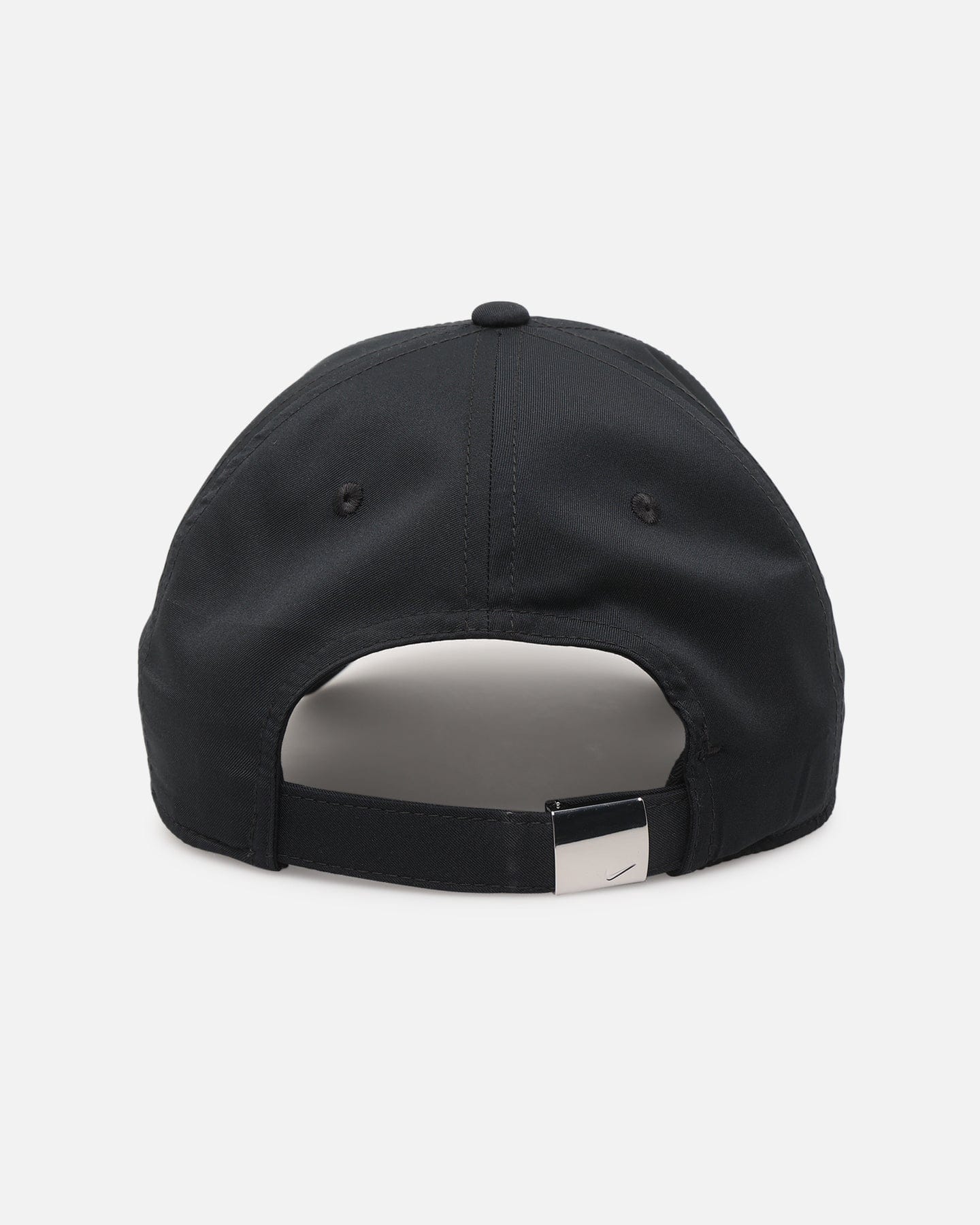 Nike Unstructured Dri - Fit Club Metal Swoosh Strapback Cap Black/Silver