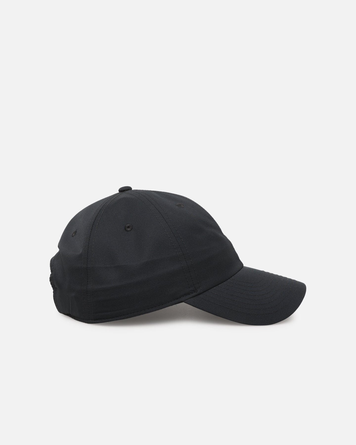 Nike Unstructured Dri - Fit Club Metal Swoosh Strapback Cap Black/Silver