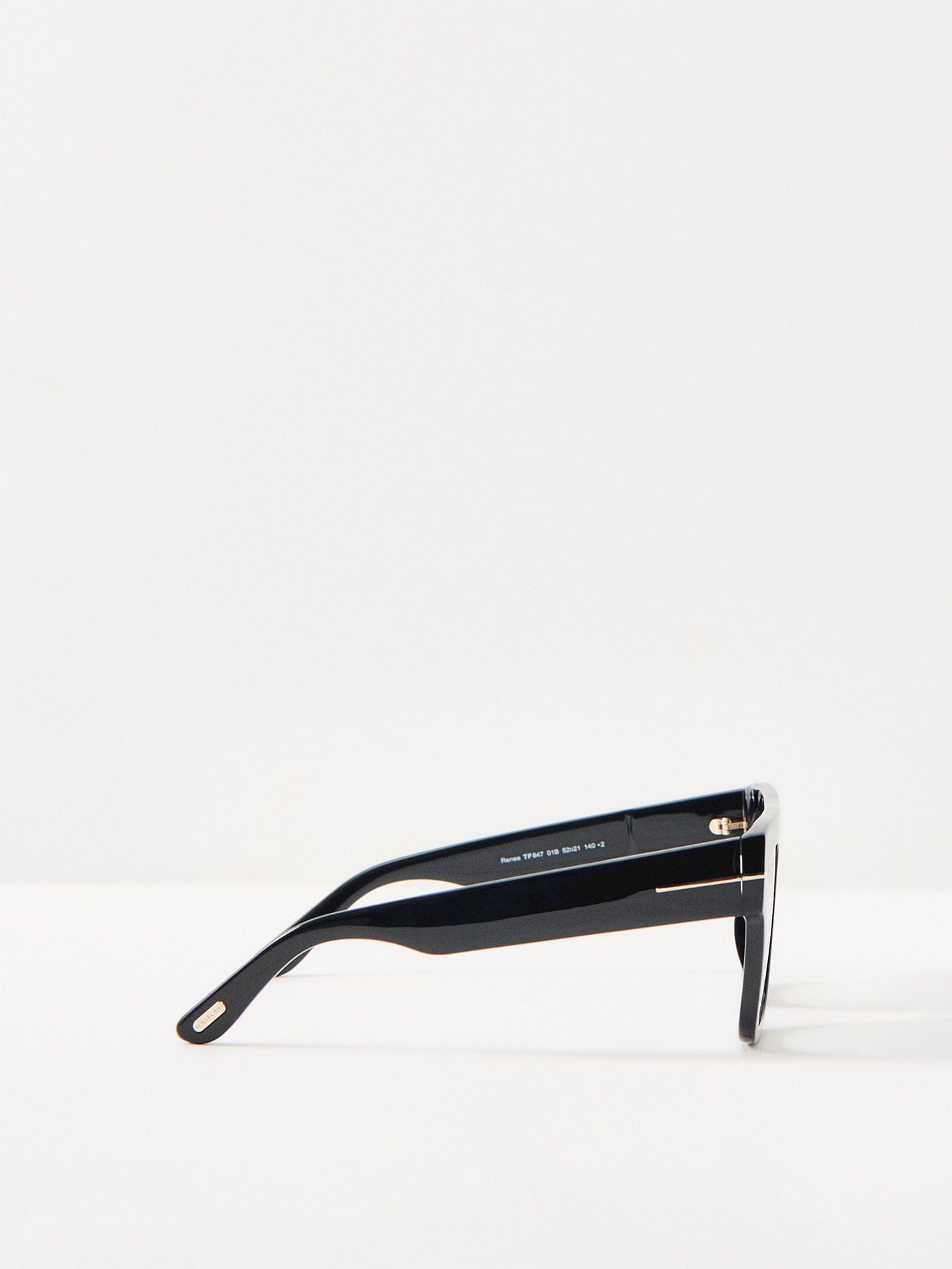 TOM FORD Renee Square Sunglasses Black