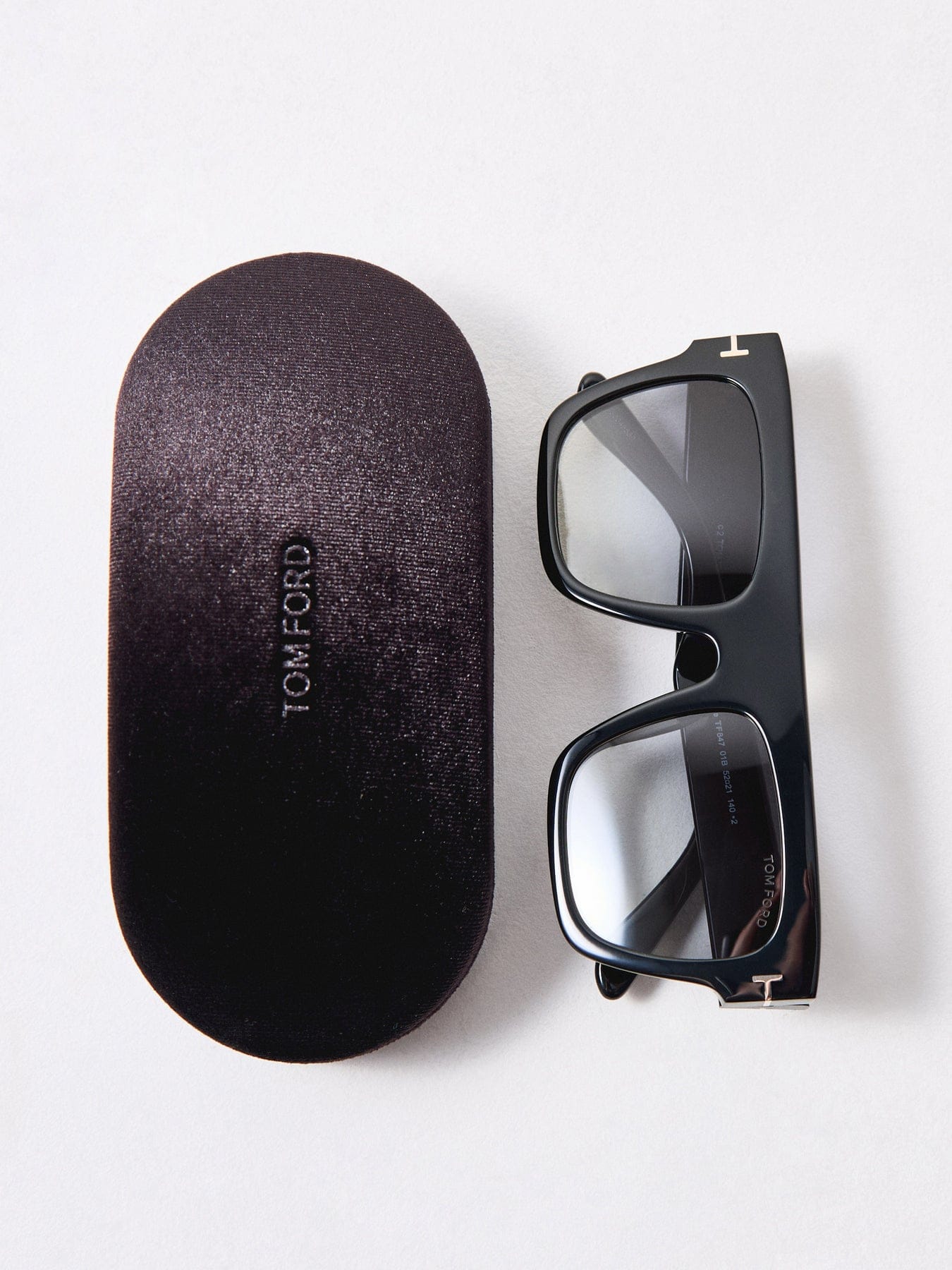 TOM FORD Renee Square Sunglasses Black