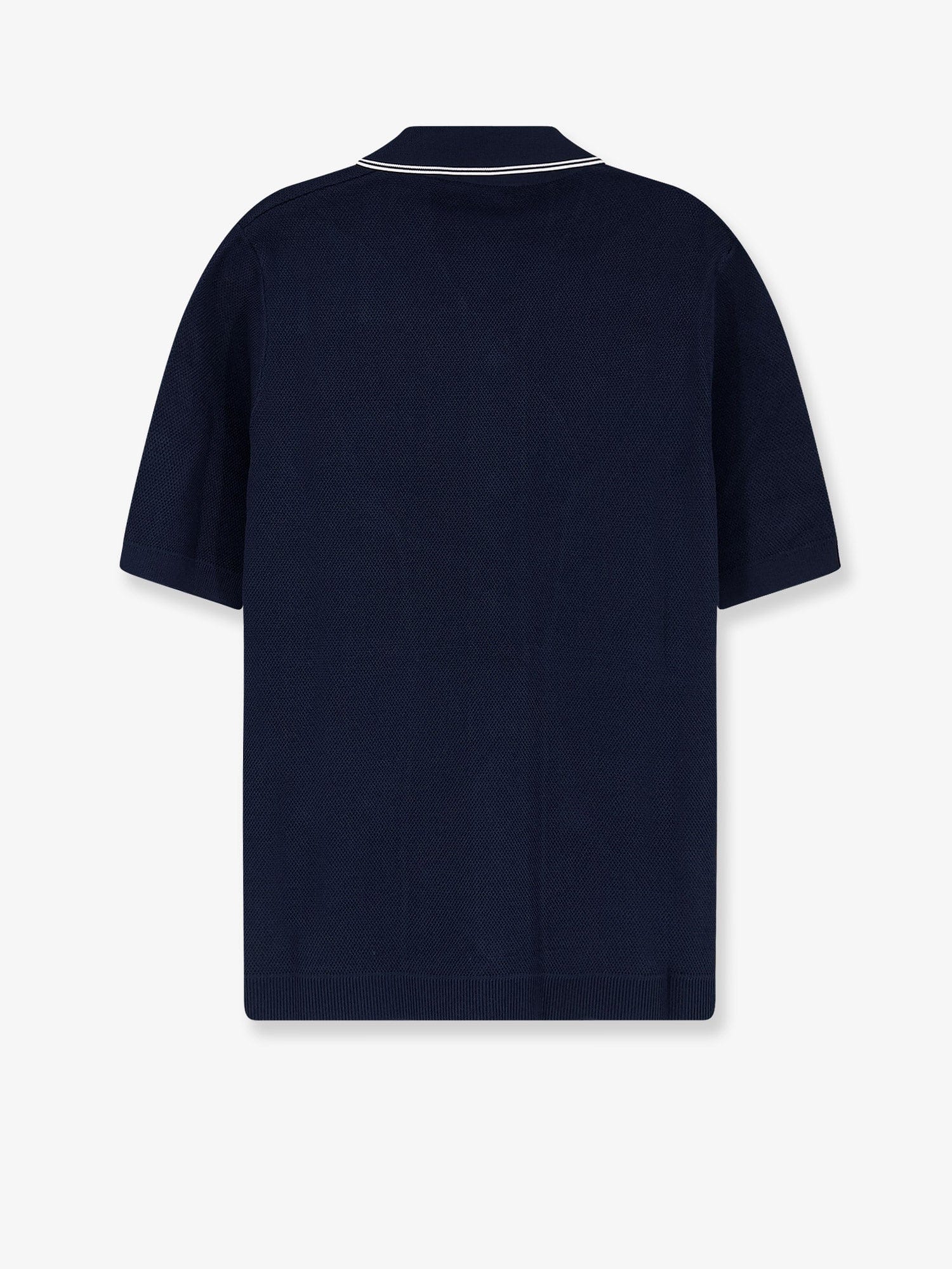 Gucci Viscose blend polo shirt with front Horsebit embroidery