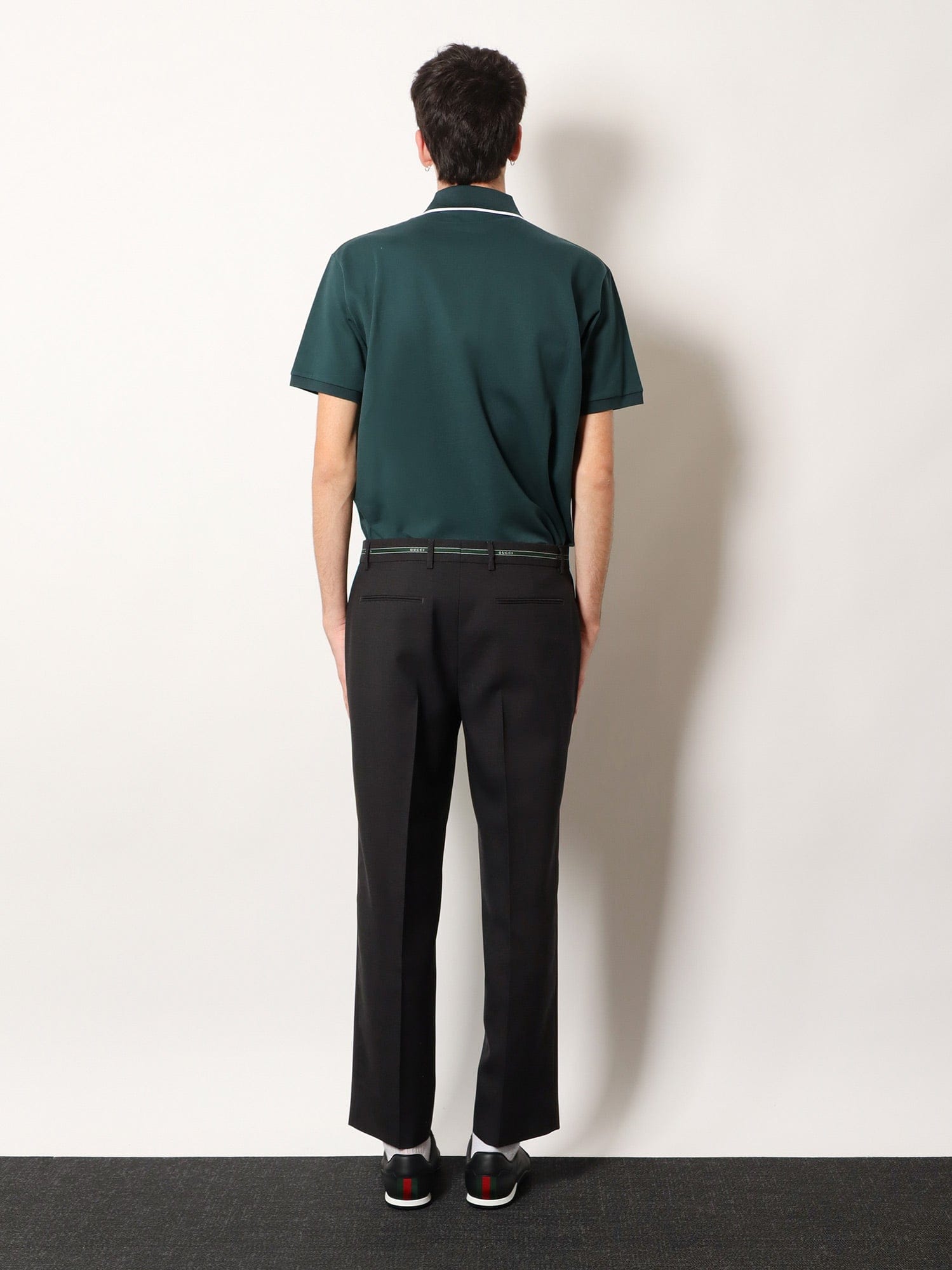 Gucci Wool trousers with Gucci detail