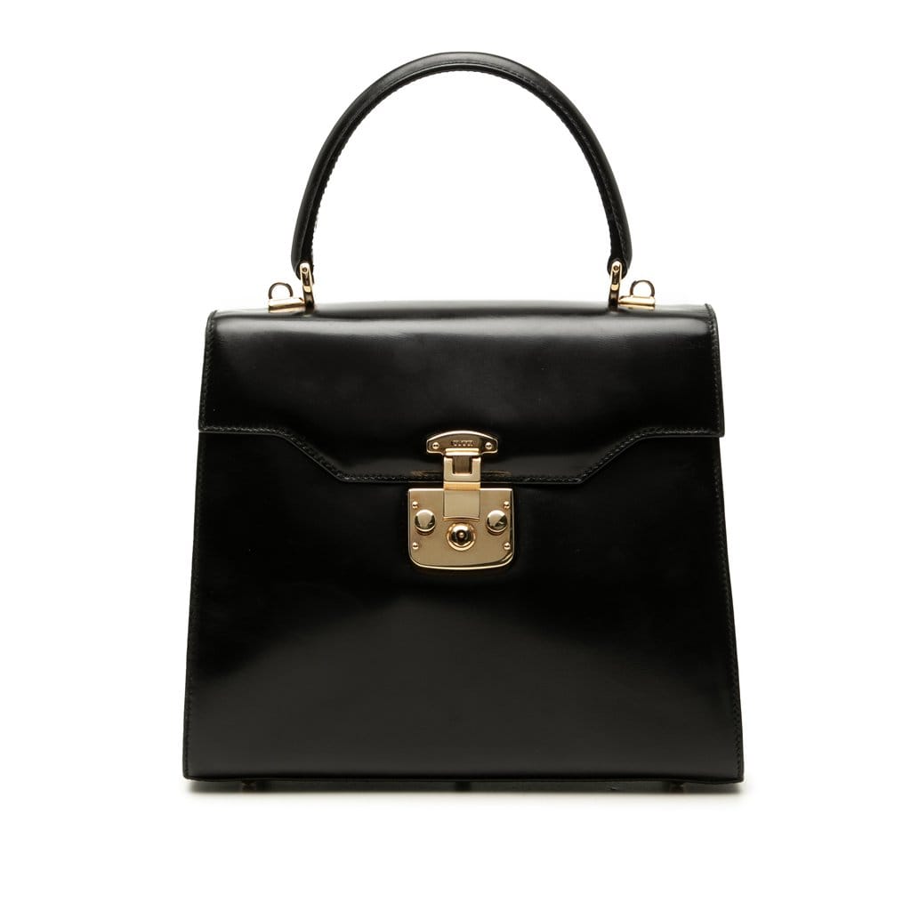 Gucci Calfskin Lady Lock Satchel
