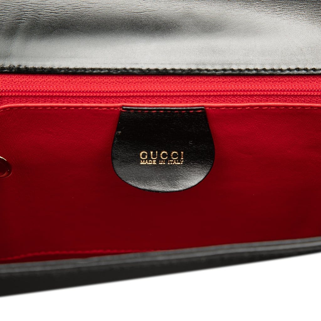 Gucci Calfskin Lady Lock Satchel