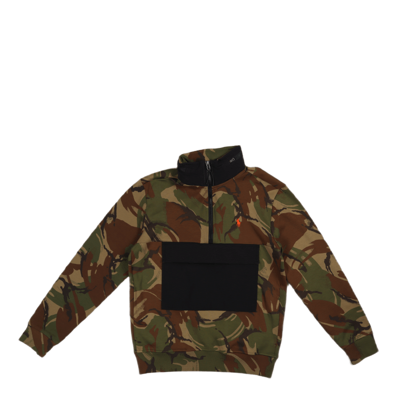 Polo Ralph Lauren Camo Water - Repellent Hybrid Hoodie Camo/Blk