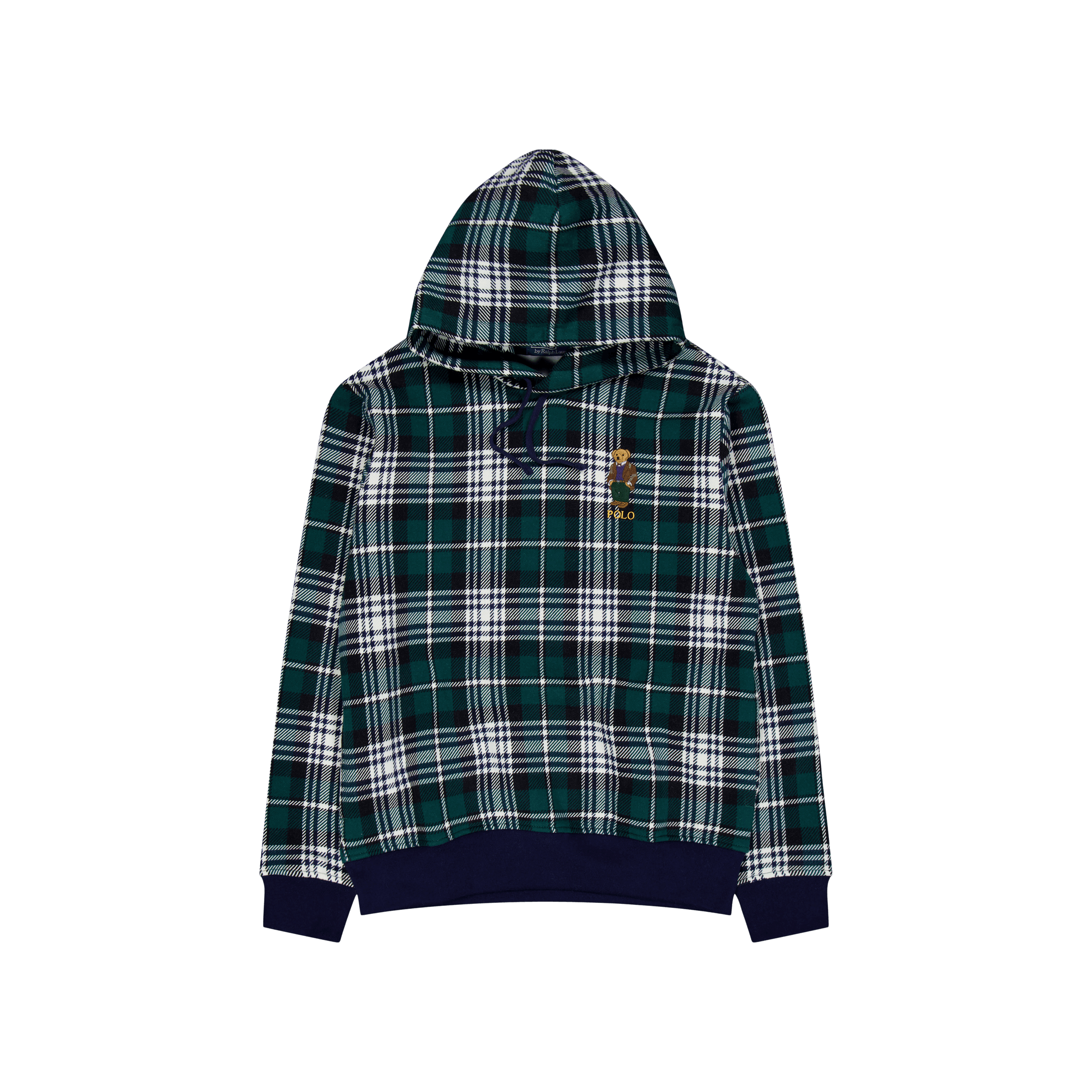 Polo Ralph Lauren Polo Bear Plaid Fleece Hoodie Fa23 Tartan Hrtg Bear
