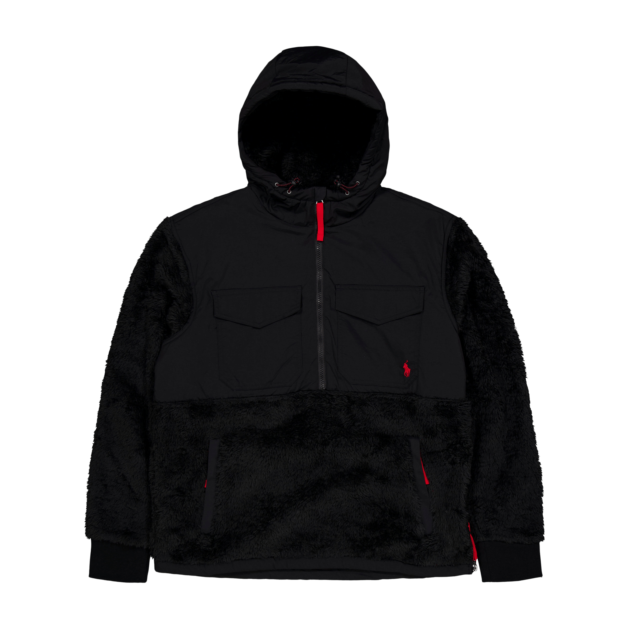 Polo Ralph Lauren Hybrid Hoodie Polo Black