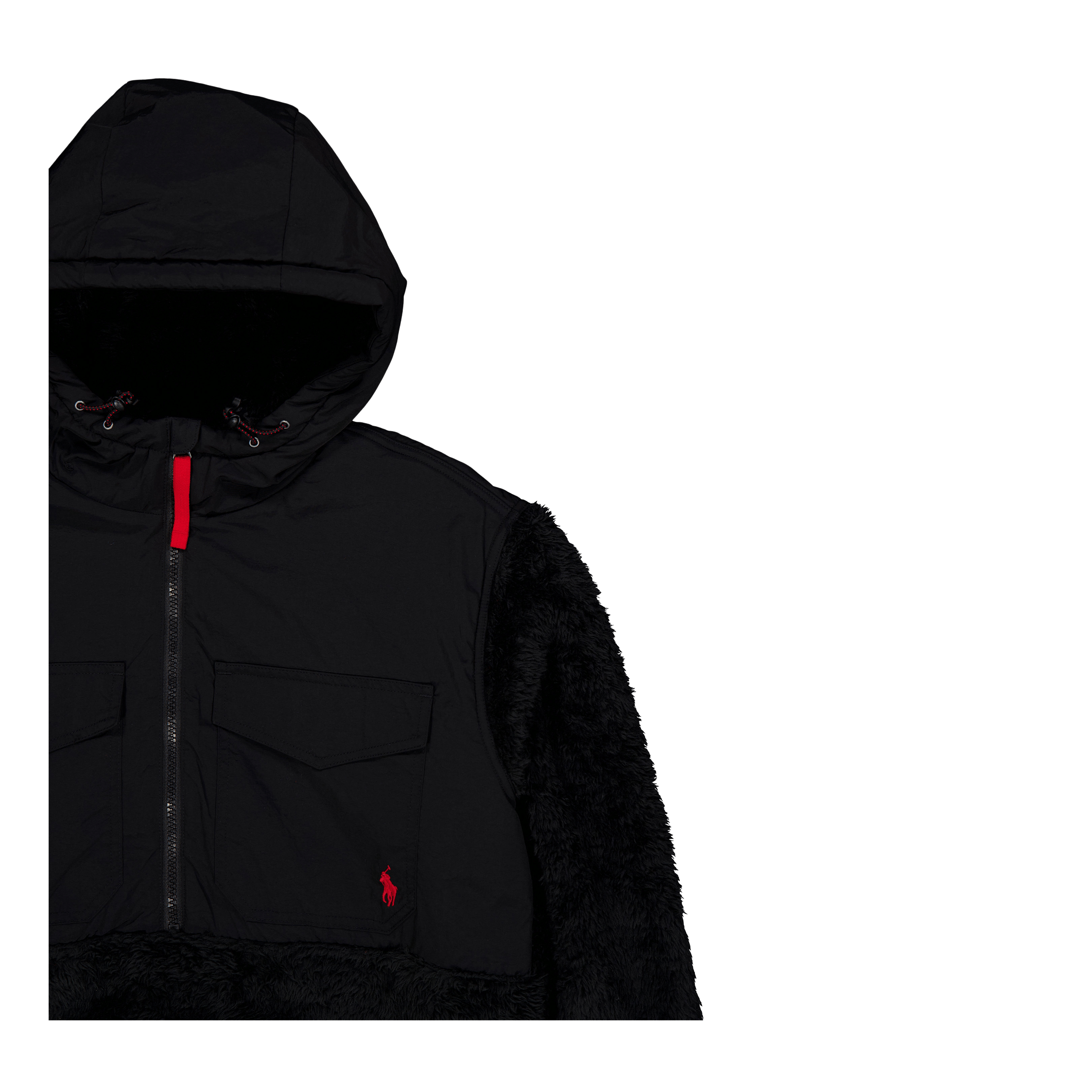 Polo Ralph Lauren Hybrid Hoodie Polo Black