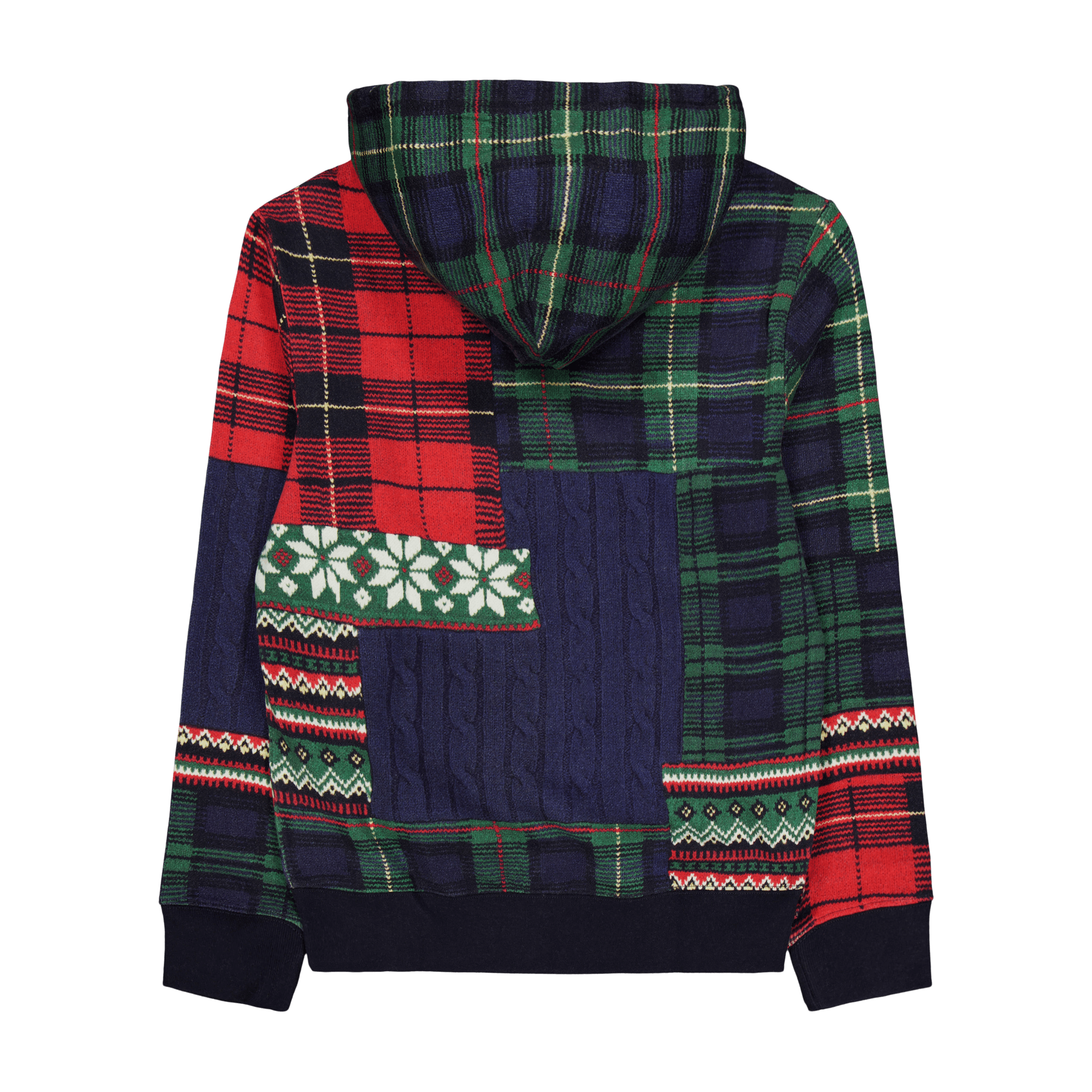Polo Ralph Lauren Patchwork Fleece Full - Zip Hoodie Stravenger Patchwrk