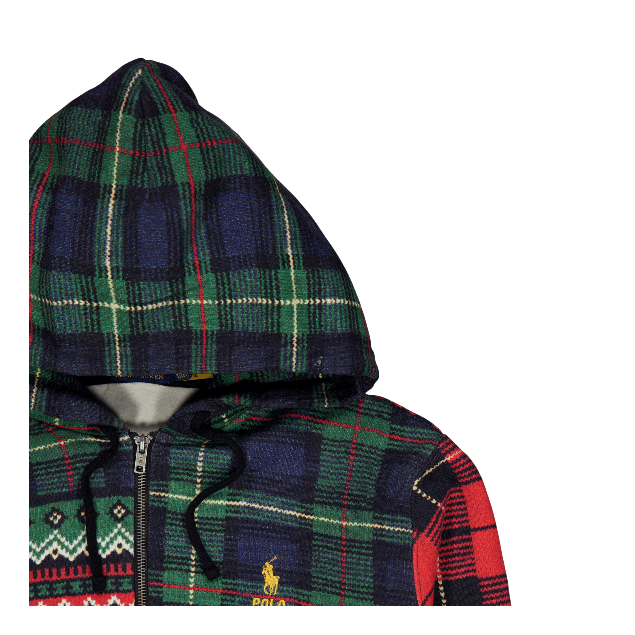 Polo Ralph Lauren Patchwork Fleece Full - Zip Hoodie Stravenger Patchwrk