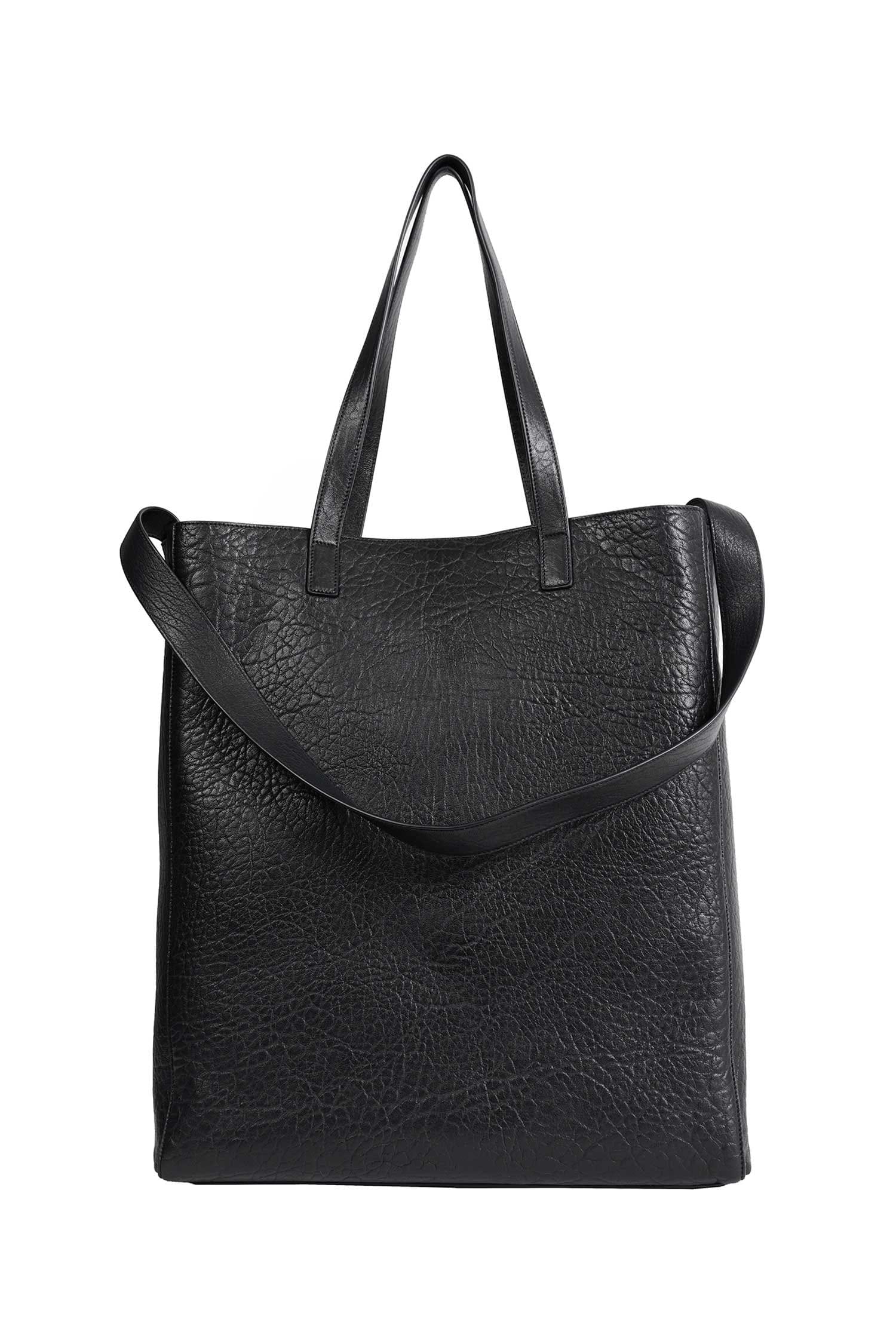 Saint Laurent Bold Leather Hobo Bag