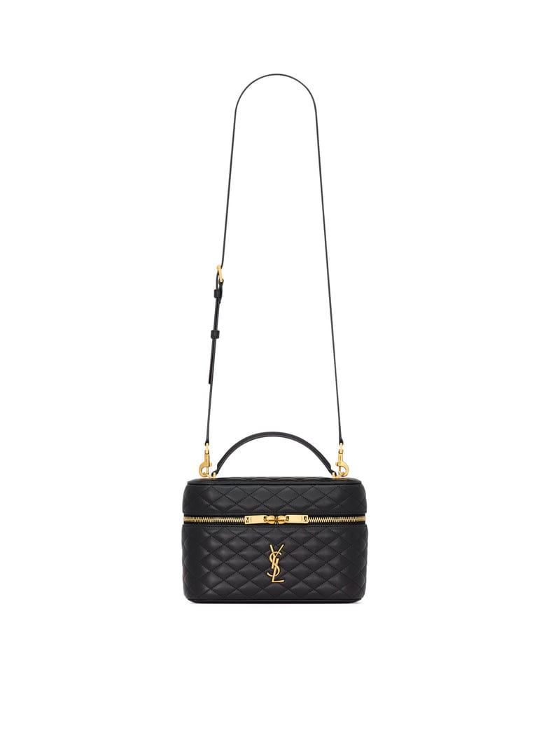 Saint Laurent Women Gaby Large Lambskin Vanity Bag