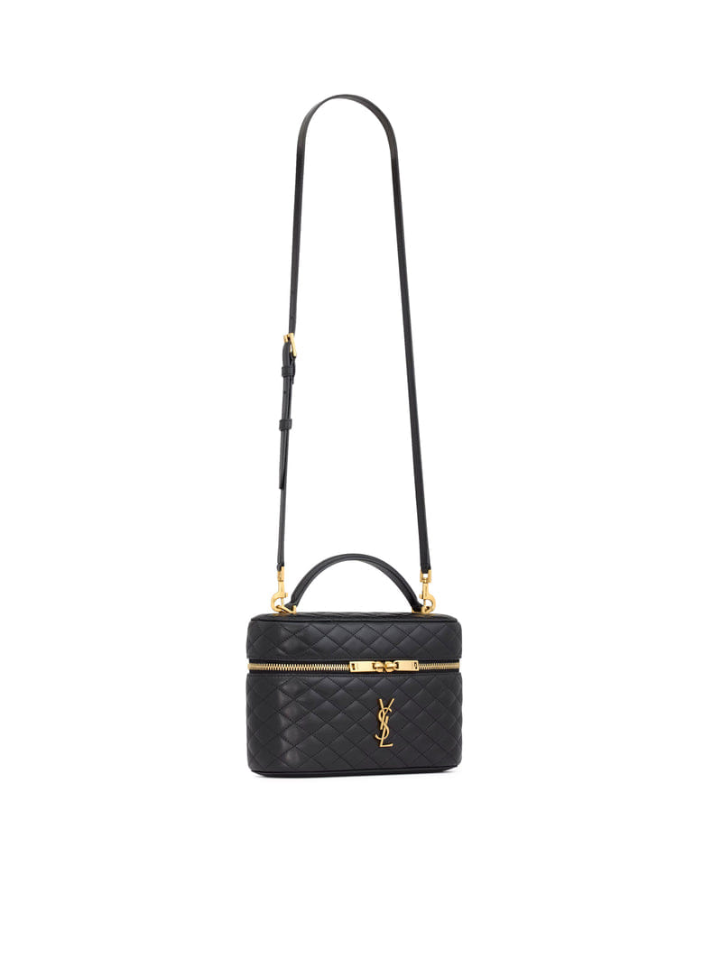Saint Laurent Women Gaby Large Lambskin Vanity Bag