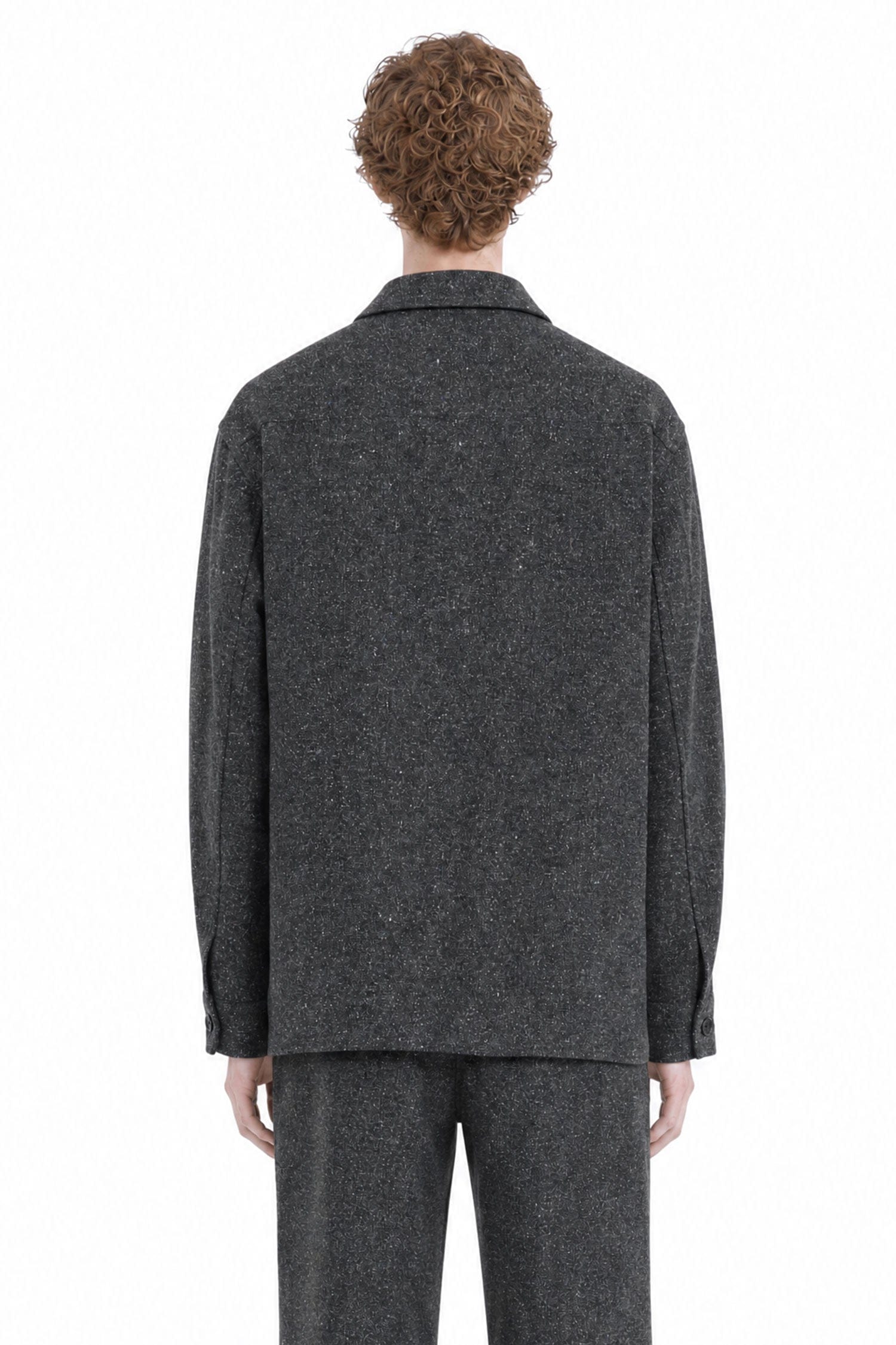 Valentino Boutonné Wool Overshirt