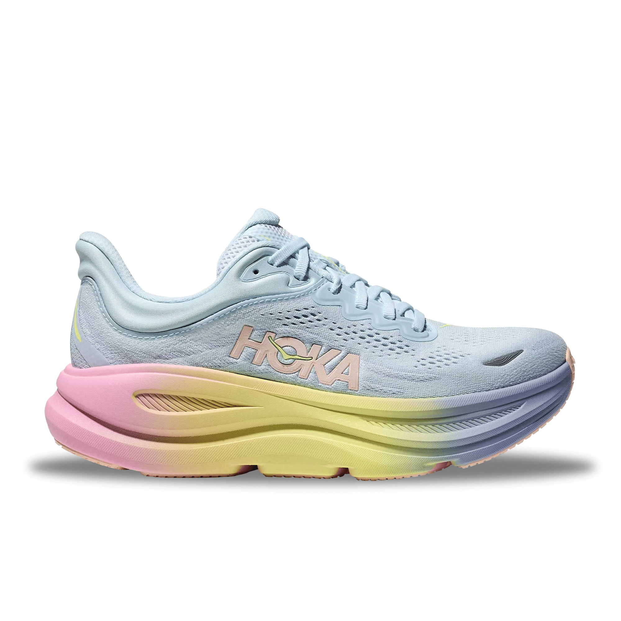 Hoka W Bondi 9 Color: GLIMMERING BLUE / OVERCAST Style: 1162012 - GNGB