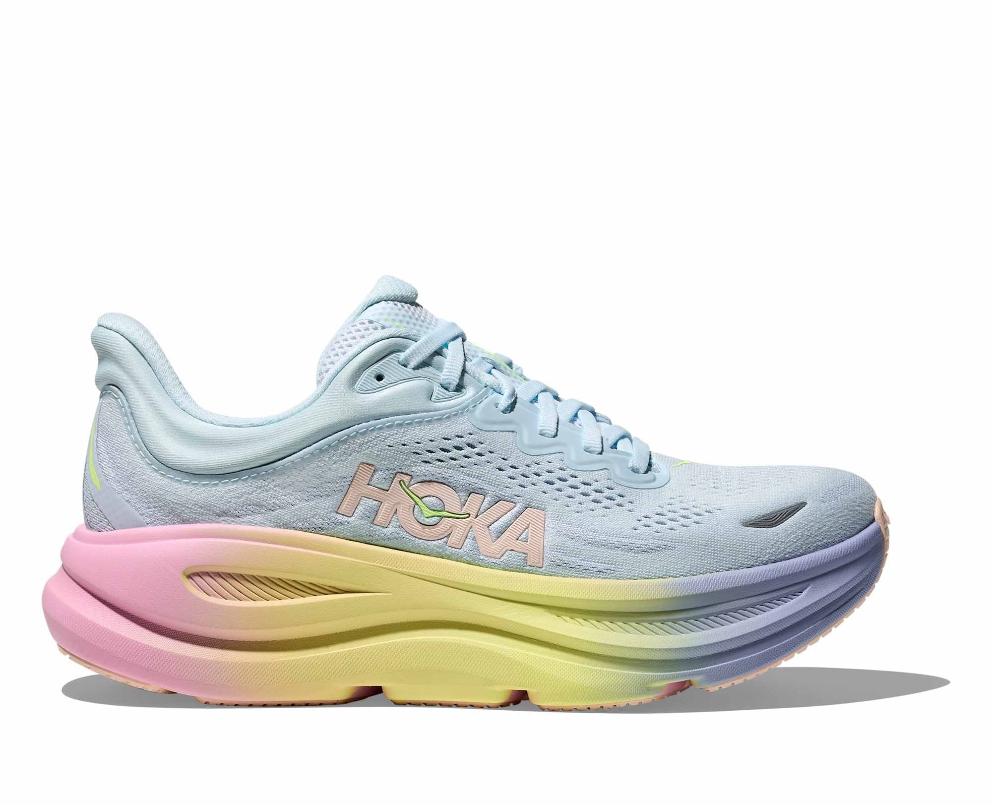 Hoka W Bondi 9 Color: GLIMMERING BLUE / OVERCAST Style: 1162012 - GNGB